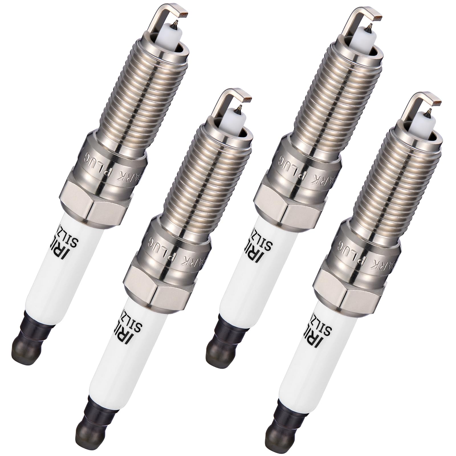 BDFHYK 94051 Platinum Iridium Spark Plugs Compatible with Chevy 2016-2022 Spark 1.4L L4, 2016-2019 Volt 1.5L L4 Replacement for SILZNAR6D9 12637197 Set of 4