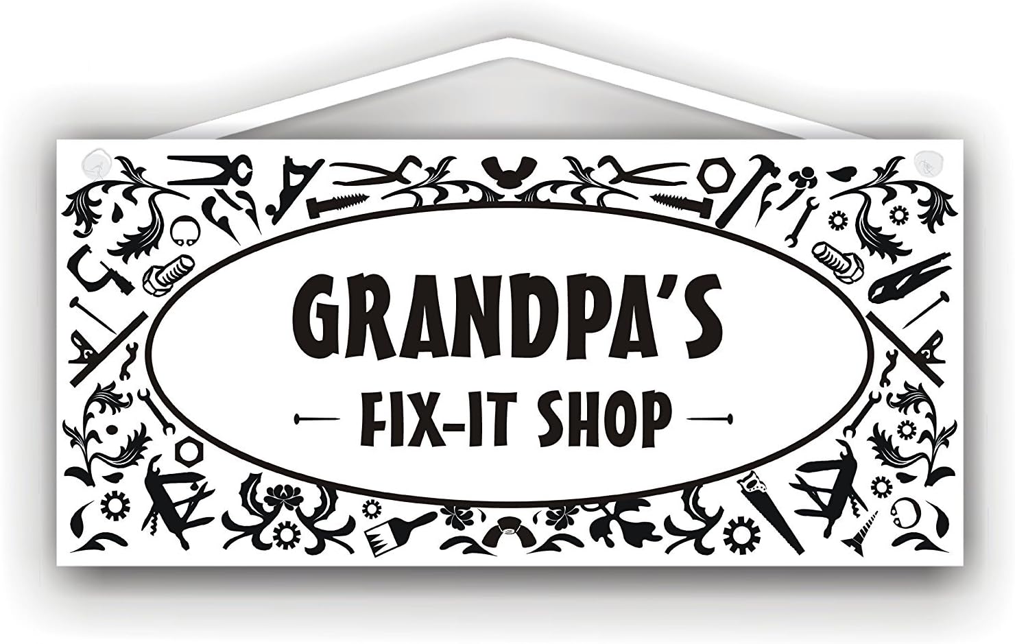 Grandpa's Fix-It Shop - indoor/outdoor sign