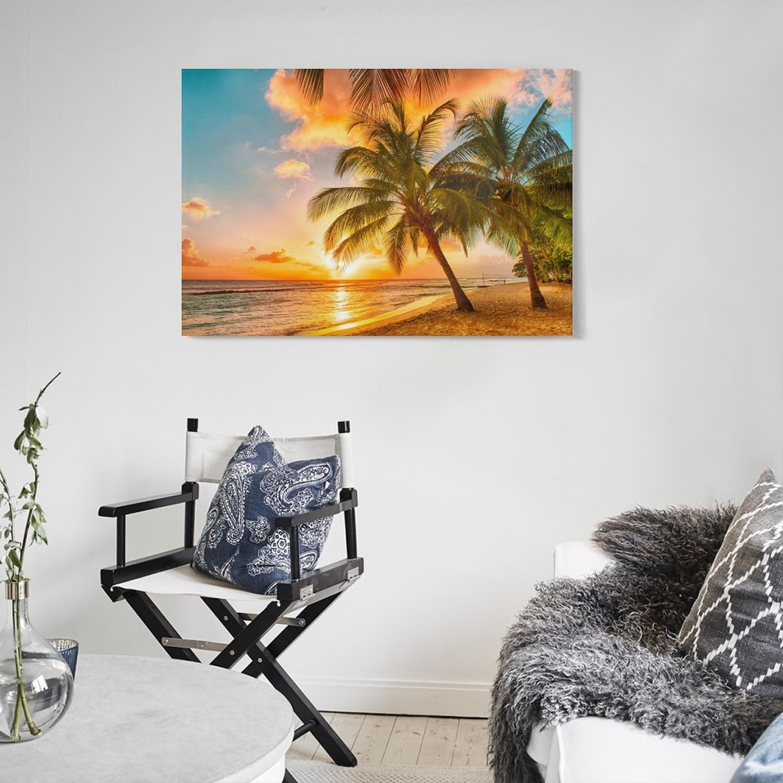 Amazon.co.jp: 海の絵 海辺 風景写真 海 絵画 静物の風景 ビーチ 海 空