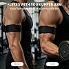 Banda para brazo compatible con Garmin CIRQA Smart Band, banda ajustable para bíceps | 9–17 pulgadas, nailon elástico transpirable con 5 correas de velcro anchas, doble uso como banda para bíceps/muñeca para entrenamiento, ciclismo, caminar 7