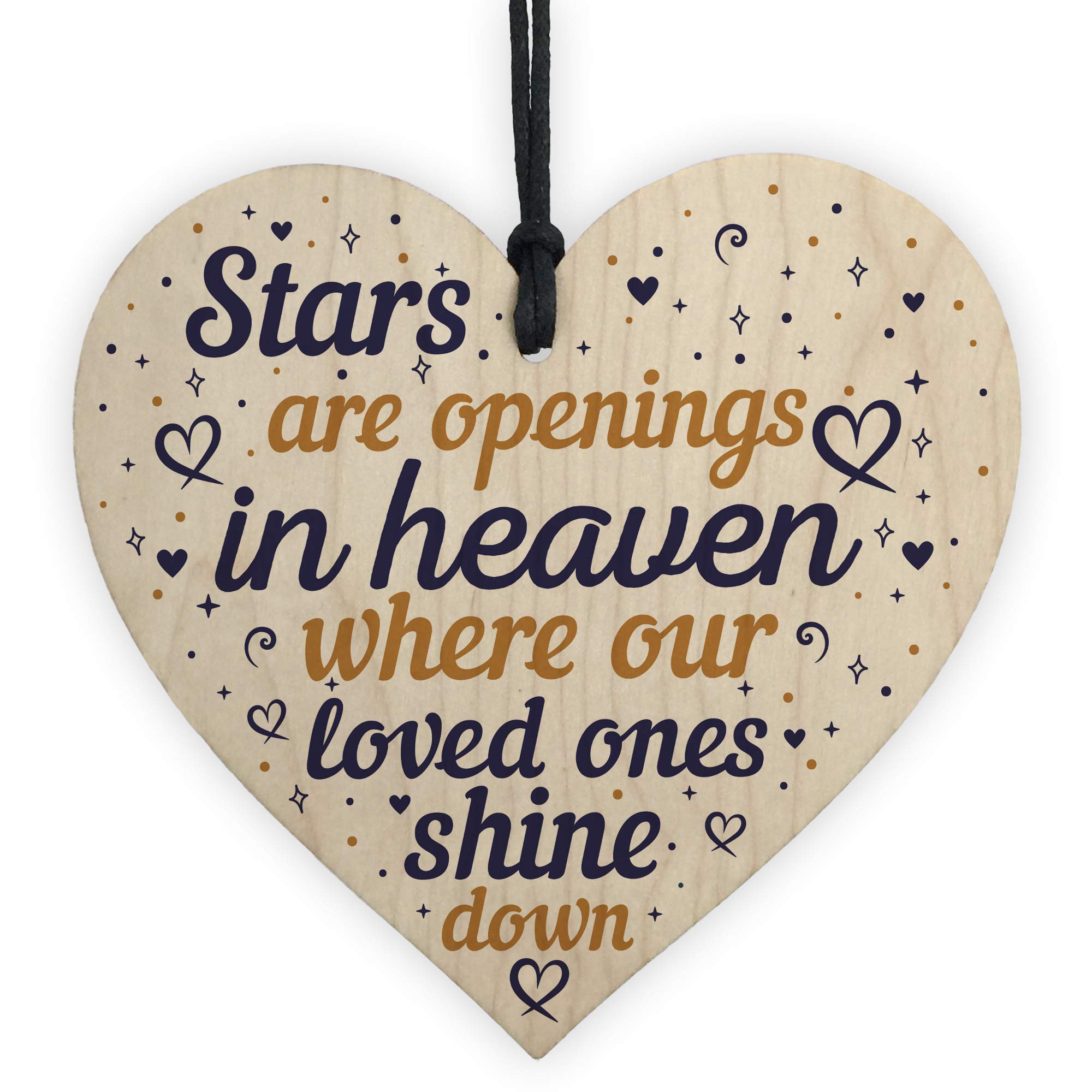 RED OCEAN Bereavement Gift Mum Dad Nan Grandad In Memory Memorial Plaque Special Keepsake Gift
