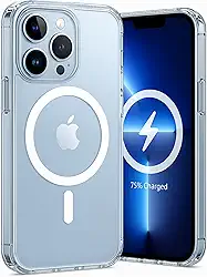 Capa Mag-safe para [iPhone 14 Pro] Capinha Slim Premium com [Proteção de Camera] Magnética Compativel com Mag-Safe Anti-Amarelamento, Transparente Clear Case, Resistente a Riscos e Anti Impacto