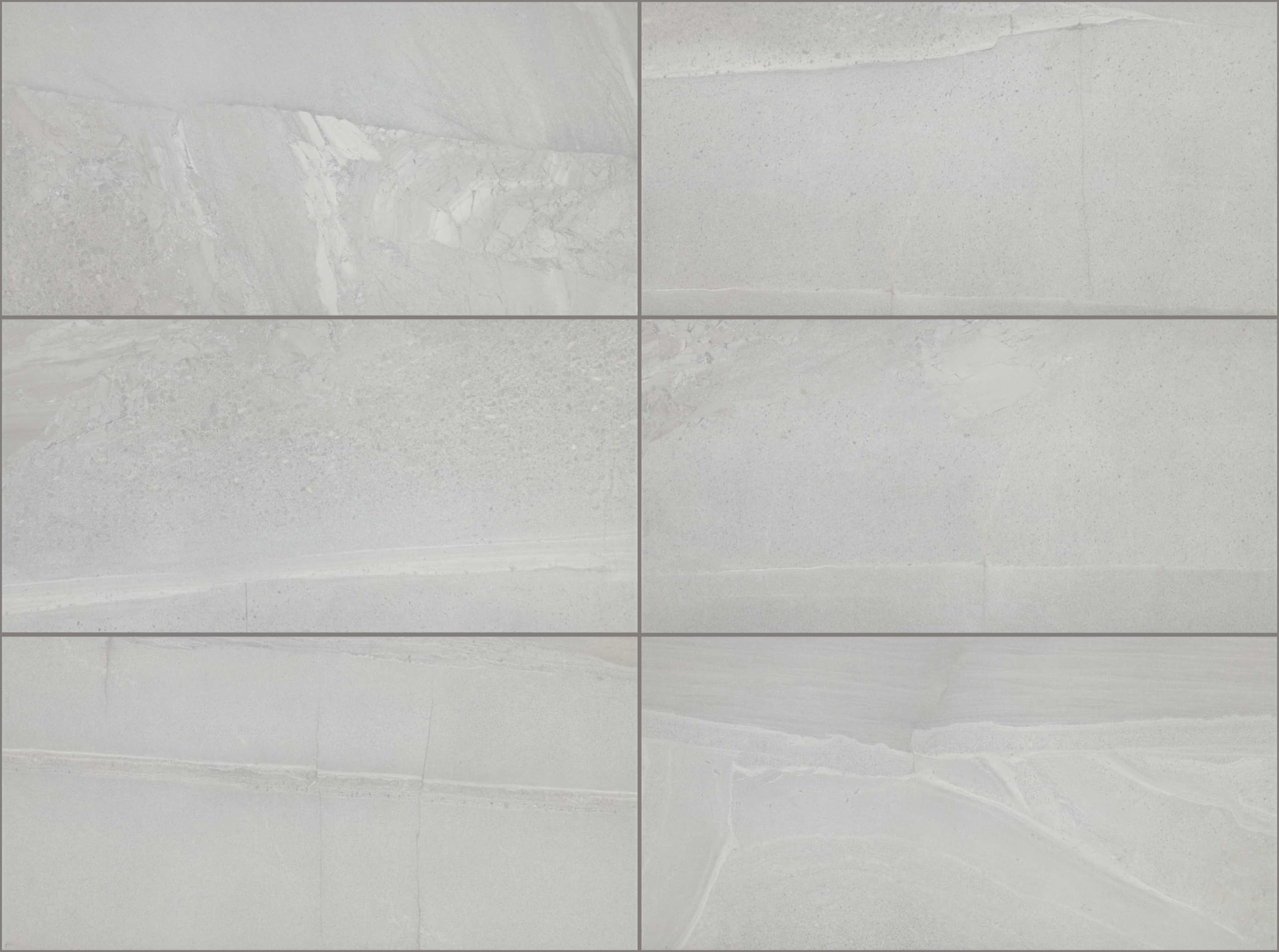 Go Bathrooms White Grey Stoneline Stone Effect Tiles | Porcelain Matt Tile | Wall Floor | Cut Sample