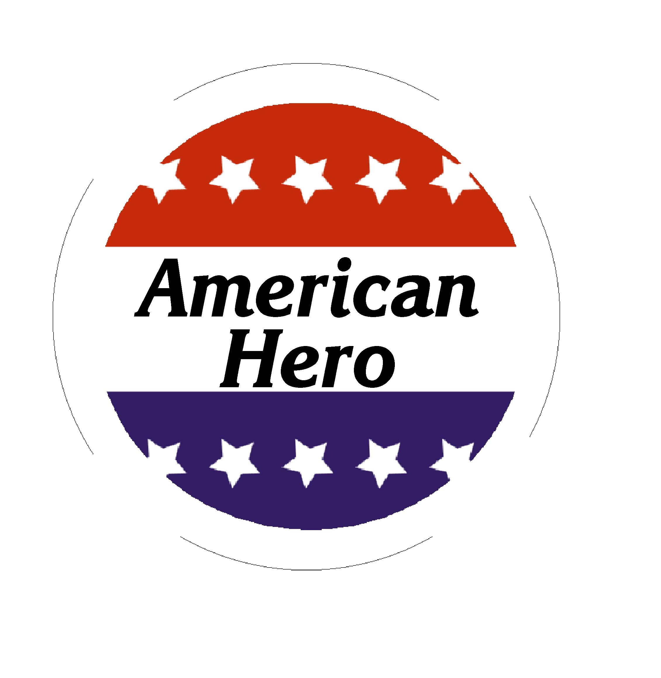 A&T DesignsMuhammad Ali Red White Blue Stars 3" Sew On Patch American Hero