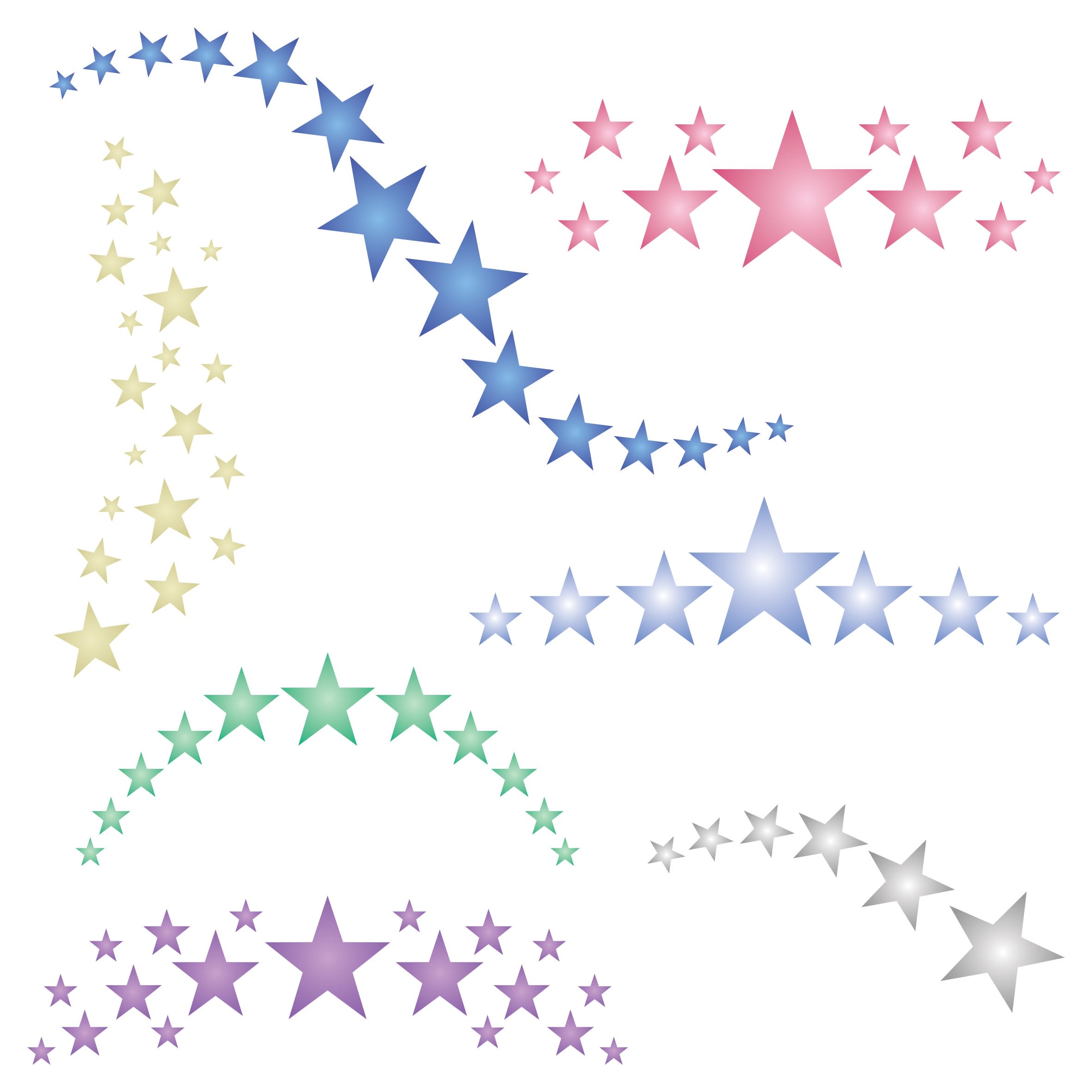 Pochoirs pour murs étoiles Mylar réutilisable pochoir peinture et traçage déco
