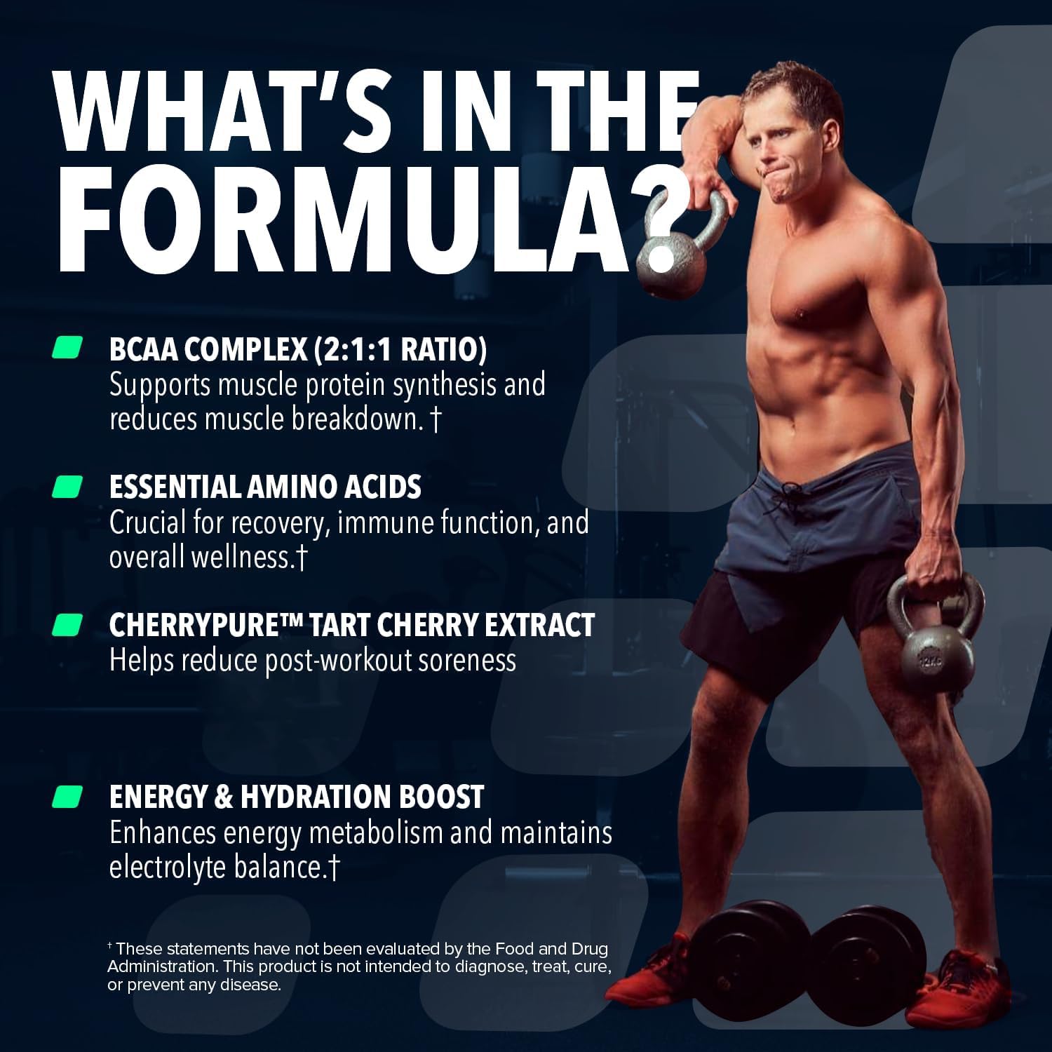 NF Sports Natural Amino. 2:1:1 BCAAs Amino Acids Powder. BCAA Energy Pre Workout Powder for Muscle Recovery. Keto Friendly, Vegan, No Artificial Flavors (25 Servings, Orange Pineapple) — Amazon image 2