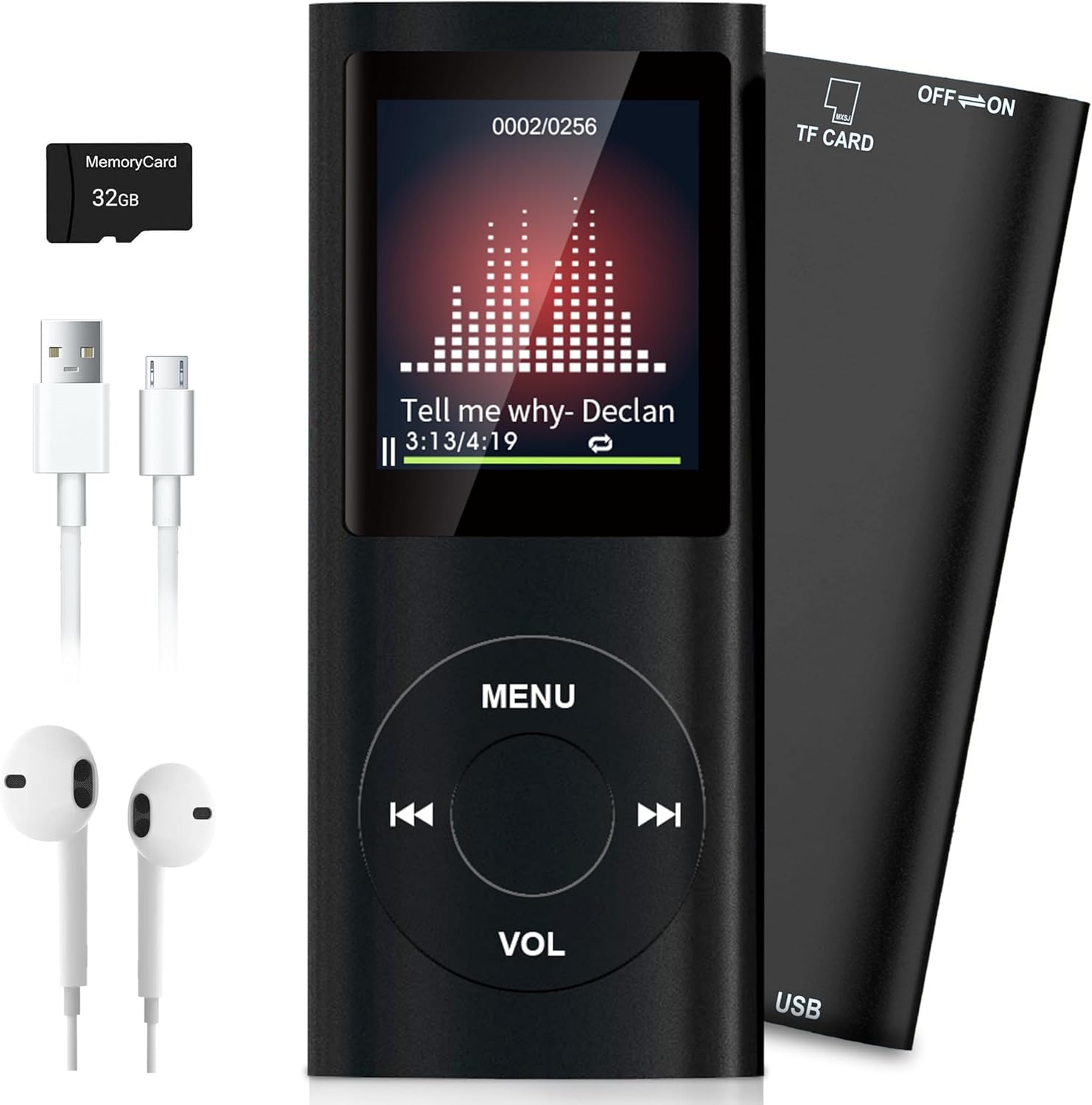 Amazon com: Walkman MP3 Player with Bluetooth 5 0 HiFi Music Player