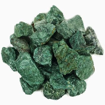 Hypnotic Gems Materials 1/2 lb Bulk Rough Fuchsite Stones from Brazil - Raw Natural Crystals for Cabbing, Cutting, Lapidary, Tumbling, Polishing, Wire Wrapping, Wicca and Reiki Crystal Healing