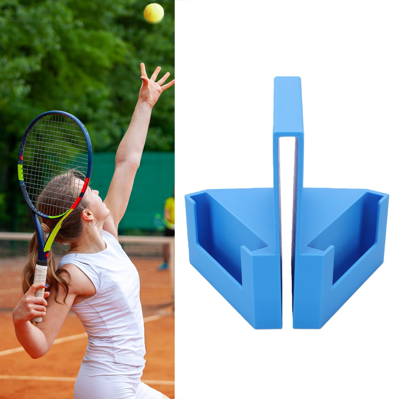 Fockety Supporto per Telecamera da Tennis per Recinzione, Supporto per Telefono per Padel, Pickleball, a Clip Sicuro per Rete, Accessori da Tennis per Analisi delle Parti
