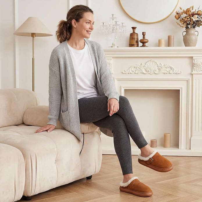 Pantuflas de Algodón para Mujer con Suela Antideslizante miniatura 5