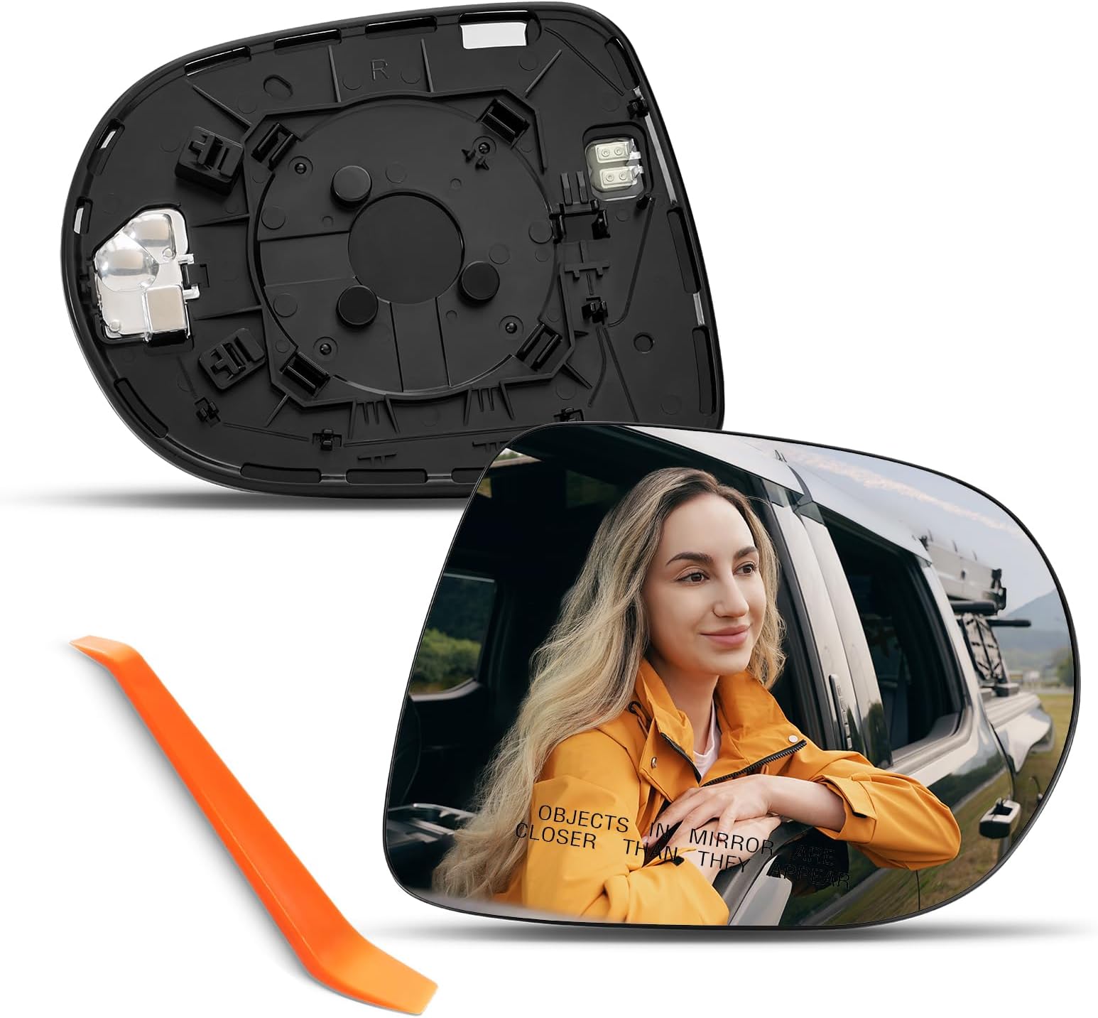 Compatible with Lexus RX350 RX450h Passenger Side Mirror, 2010 2011 2012 2013 2014 2015, Replacement for 2010-2015 Lexus RX 350 RX 450h Right Side Mirrors, Heated