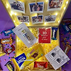 Kit Personalizado para Namorados - Presente Criativo e Exclusivo com Fotos e Itens Únicos
