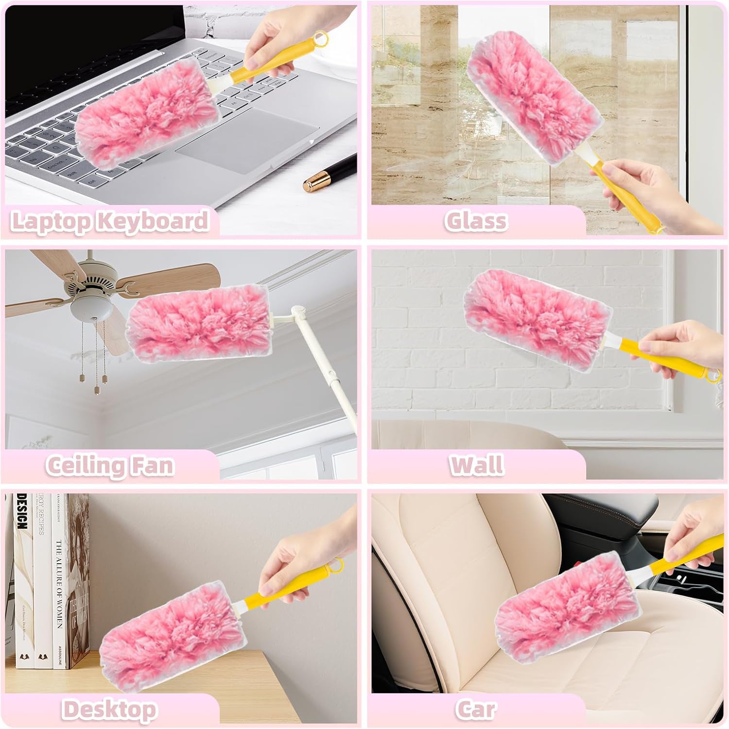 Swiffer Duster Piumini Cattura Polvere, 63 Piumini, Cattura e Intrappola Polvere