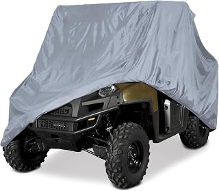 Extra Large All-Season UTV or Modified Golf Cart Storage Protective Cover - 8 Reinforced Grommets Universal Fit up to 160" Long Vehicles