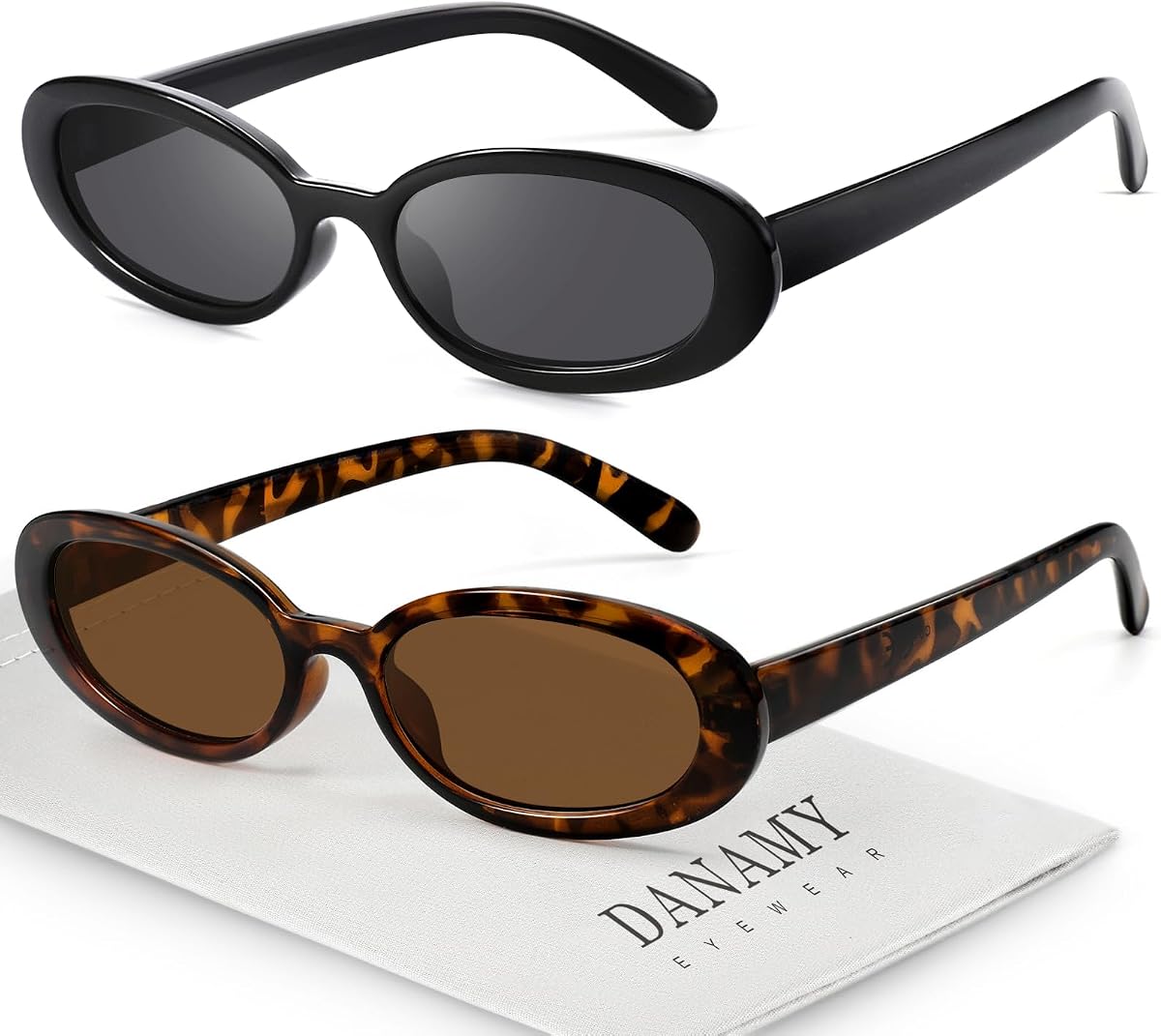 Gafas de sol para mujer, estilo retro, ovaladas, para mujer, hombre, moda, pequeñas, ovaladas, gafas de sol, estilo vintage de los años 90