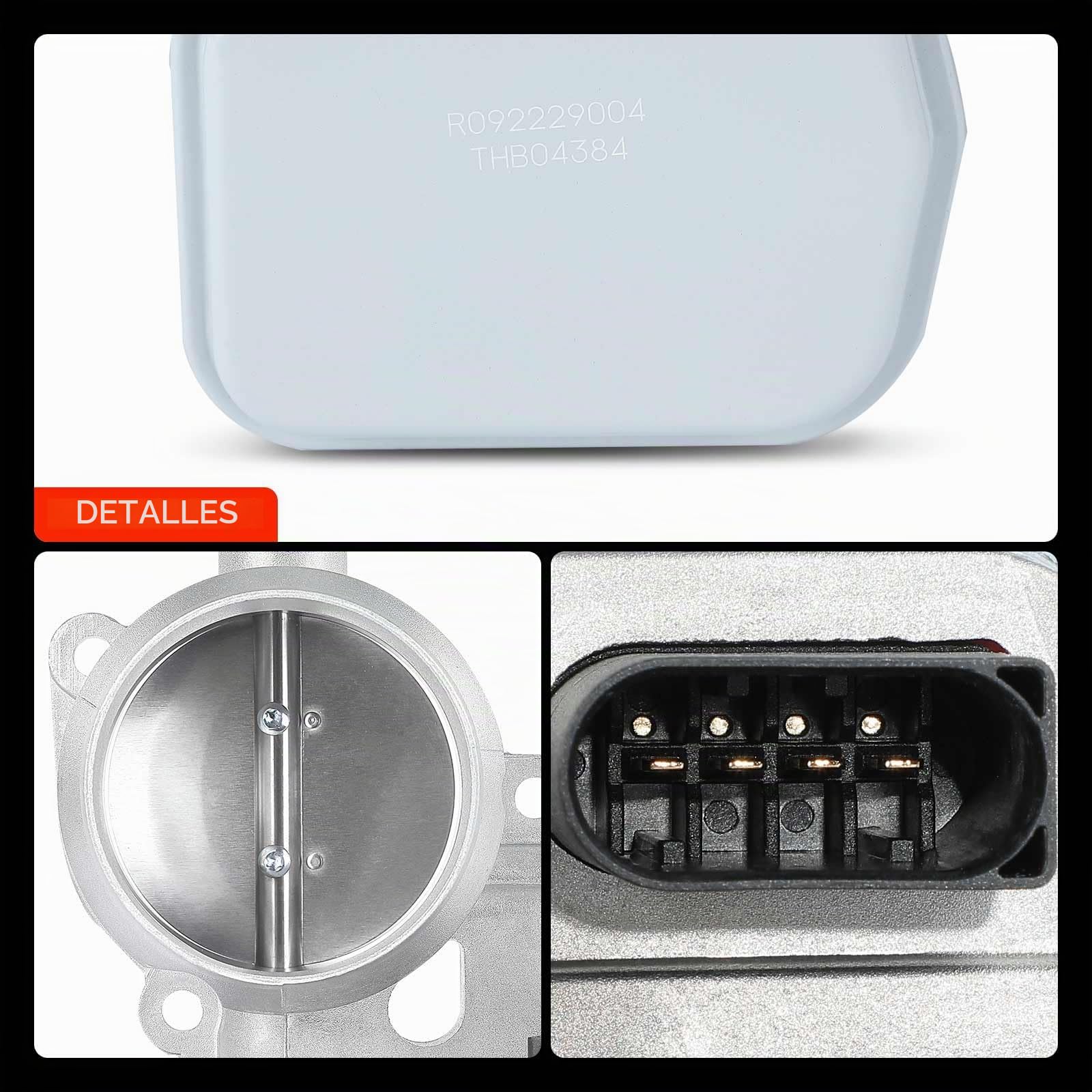 Frankberg Válvula de mariposa cuerpo de mariposa 11717804384 | Compatible con: Serie 3 E46, Serie 6 Convertible E64, Serie 3 Convertible E46, Serie 3 Coupé E46, Serie 3 Touring E91