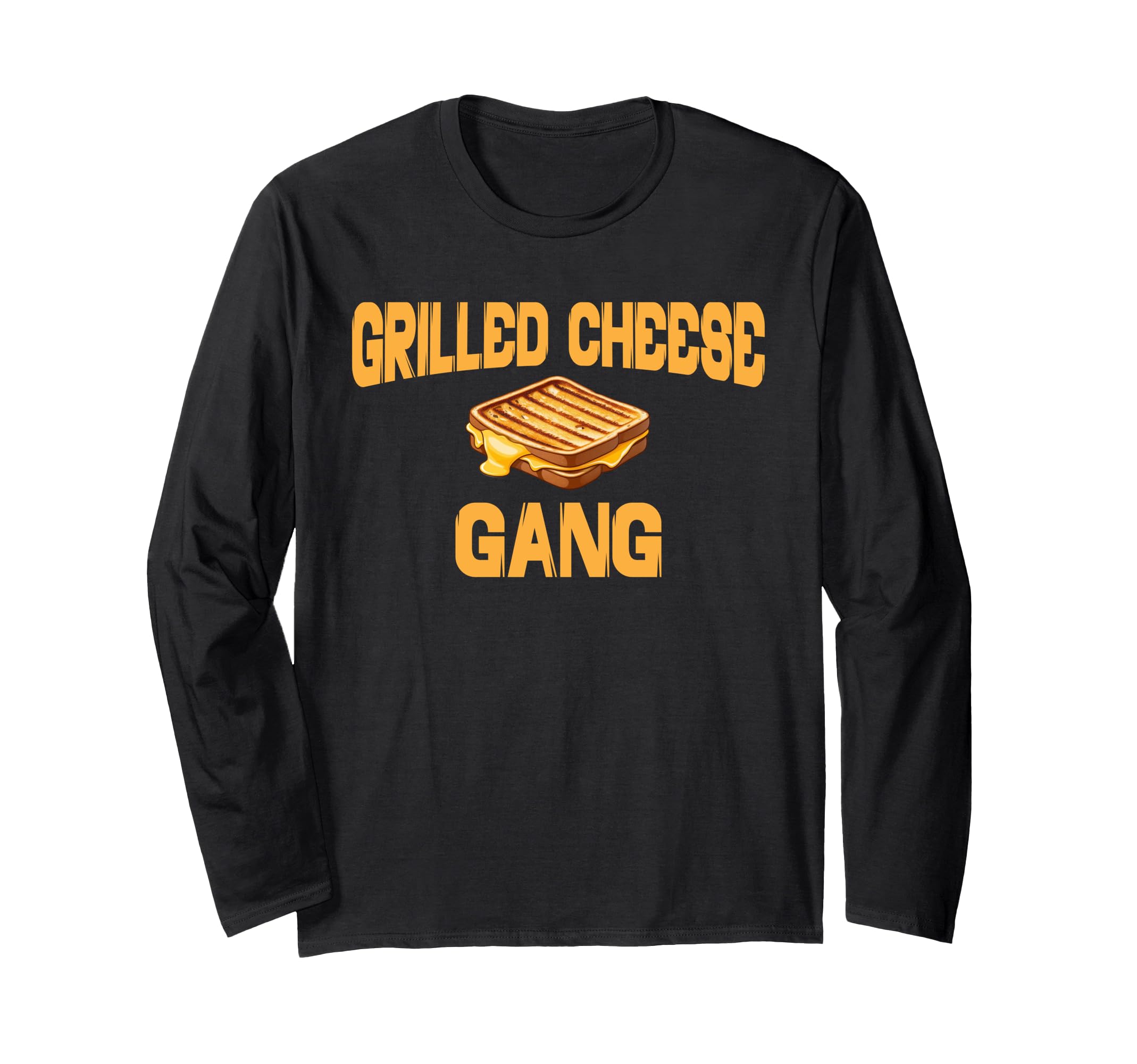 Funny Foodie Grilled Cheese Gang Long Sleeve T-Shirt