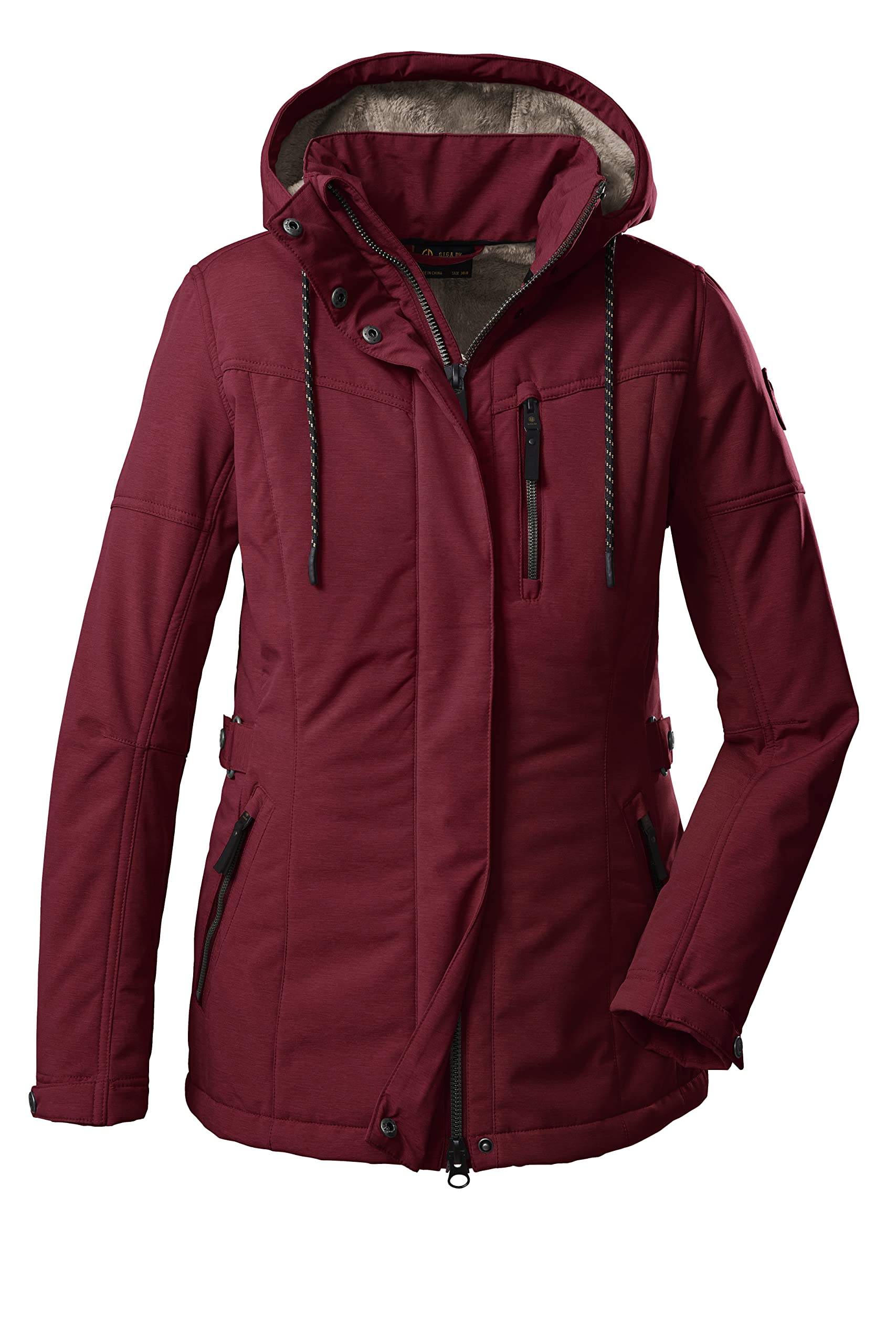 G.I.G.A. DX Women's Casual Softshell Jacket with Zip-Off Hood
