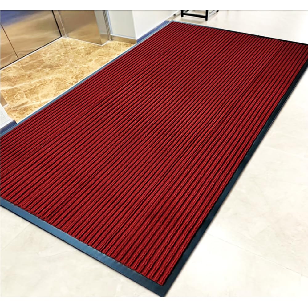 Door Mat 0.9 X 3m Large Outdoor Mat Waterproof Rubber Back Rugs For