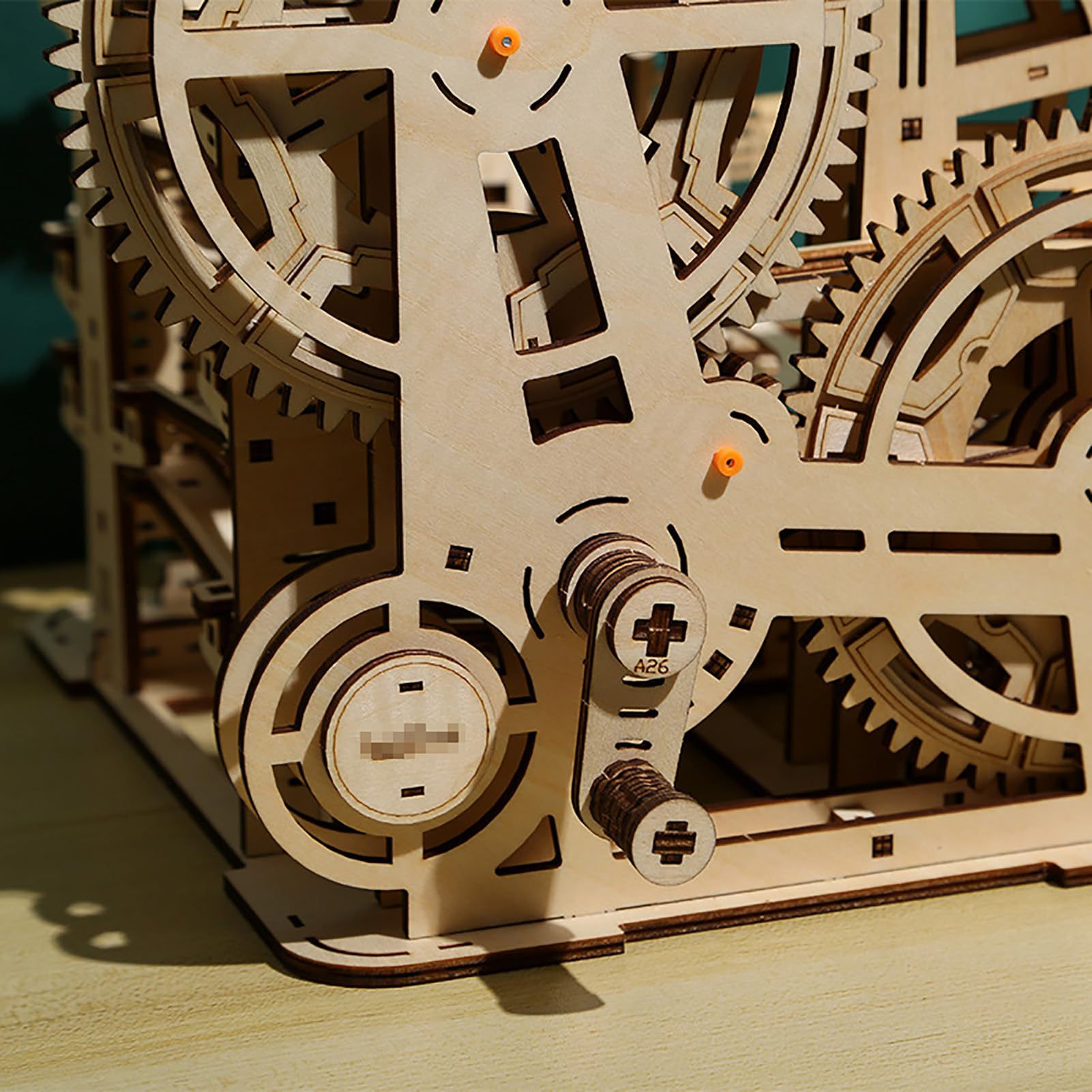 Kit di costruzione di modelli meccanici, Pinball Running Model Kit, Kit modello meccanico elettrico 3D, Kit di processo di costruzione meccanica autoassemblaggio per trasporto a sfera