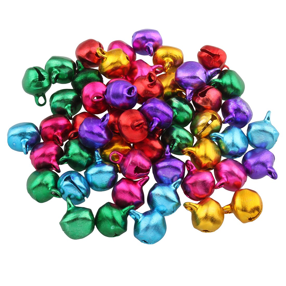 100 Campanelle Jingle Bells Natalizie 18mm Oro - Per Decorazioni E DIY Gioielli - Foto 6