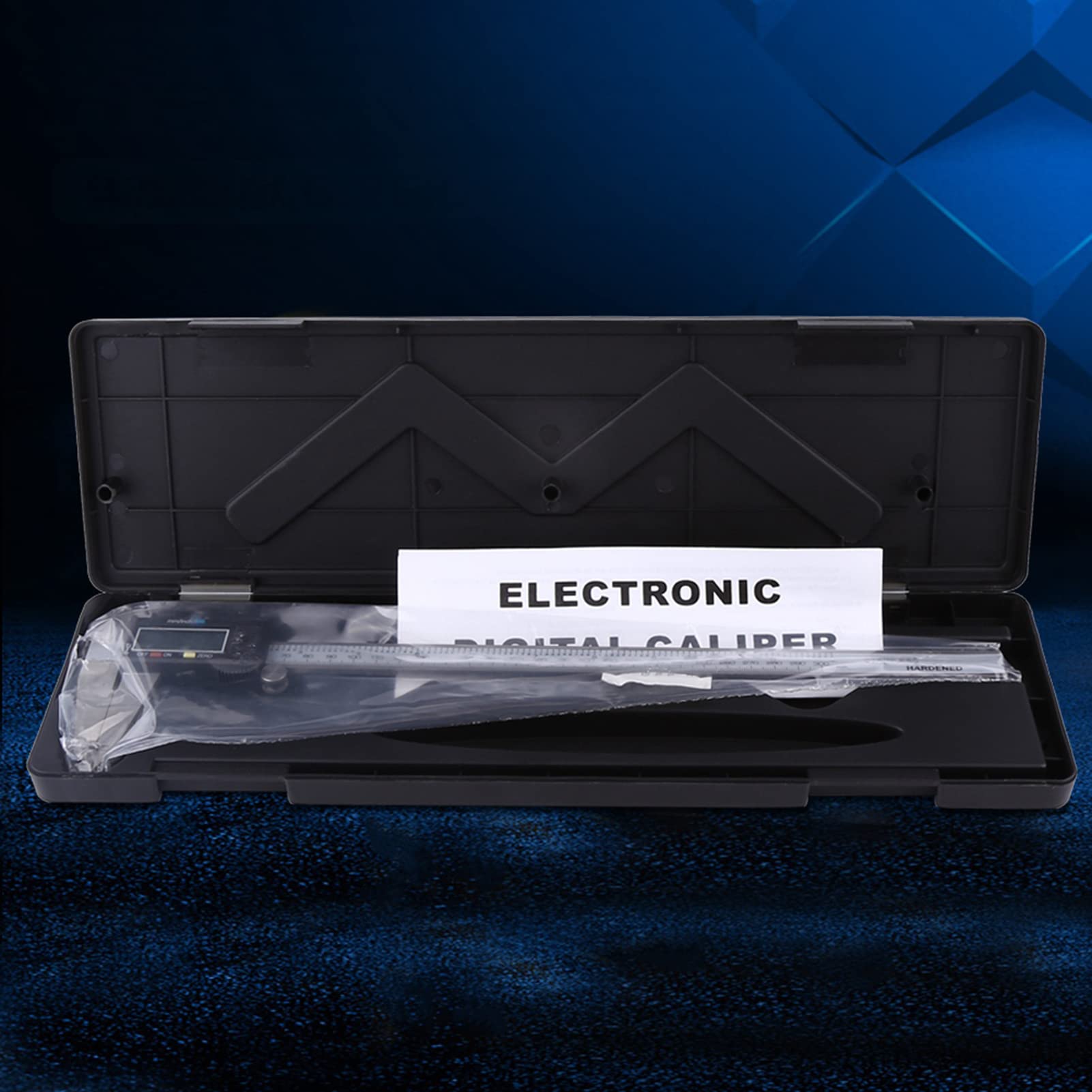 Calibro a Corsoio Elettronico 12 Calibro a Corsoio Elettronico 0‑300MM Ampio Display LCD, Ganascia di Misurazione Interna Ed Esterna, per la Misurazione di Piccole Parti di