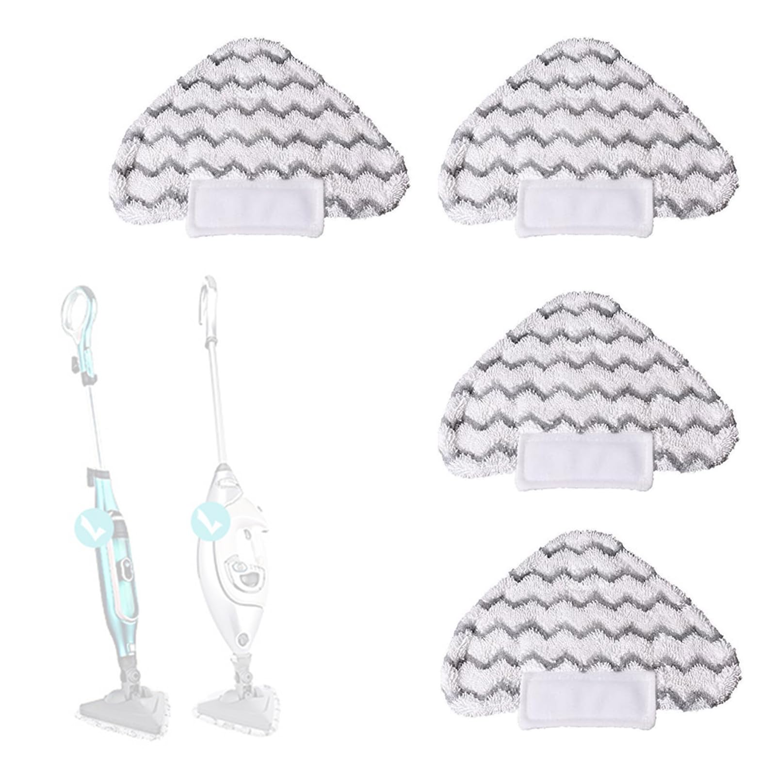 Geavonyg Of 4 Permanent Recyclable Mattresses for Fog Wipe Featuring Efficient Cleansing on Various Surfaces Hard Floor Mattresses