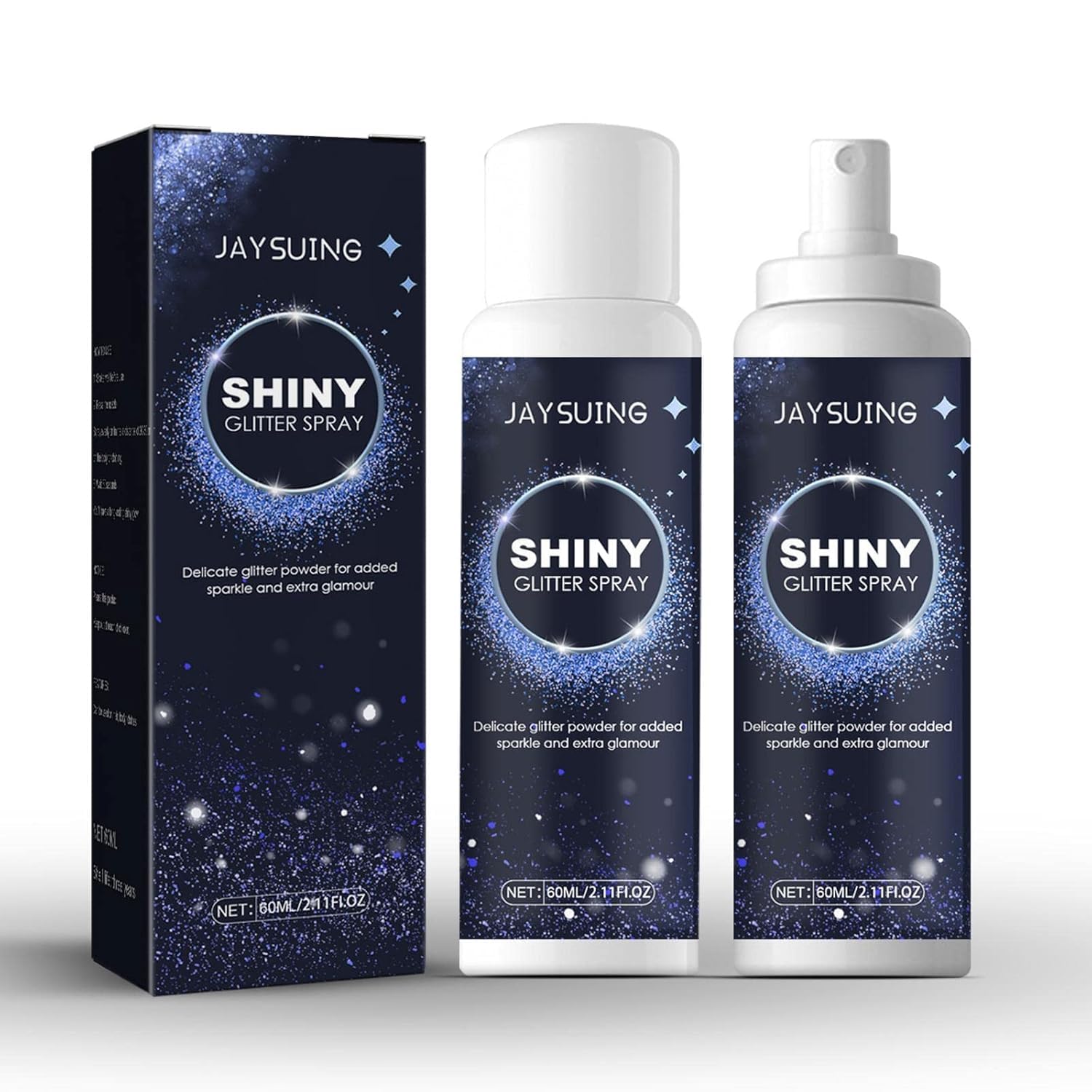 VENEXA Shiny Glitter Spray 60Ml Hair Body Glitter Spray for Nightclub Party Dating|Nail Care Kit for Women, Softens and Nourishes Hand and Feet, Manicure Pedicure Tool Kit, Nail Art 1