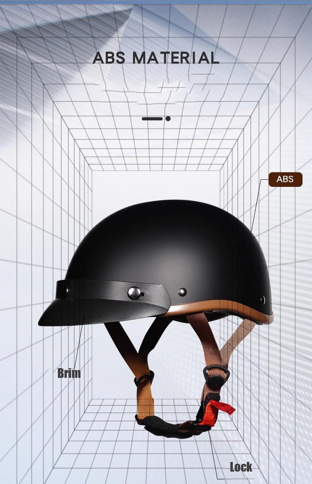 Casco De Motocicleta para Niños, Casco Abierto, Casco para Niños Y Niñas Scooter Eléctrico Casco Infantil Casco Jet Homologado ECE para Ciclomotores Y Cruisers D,L55-56CM