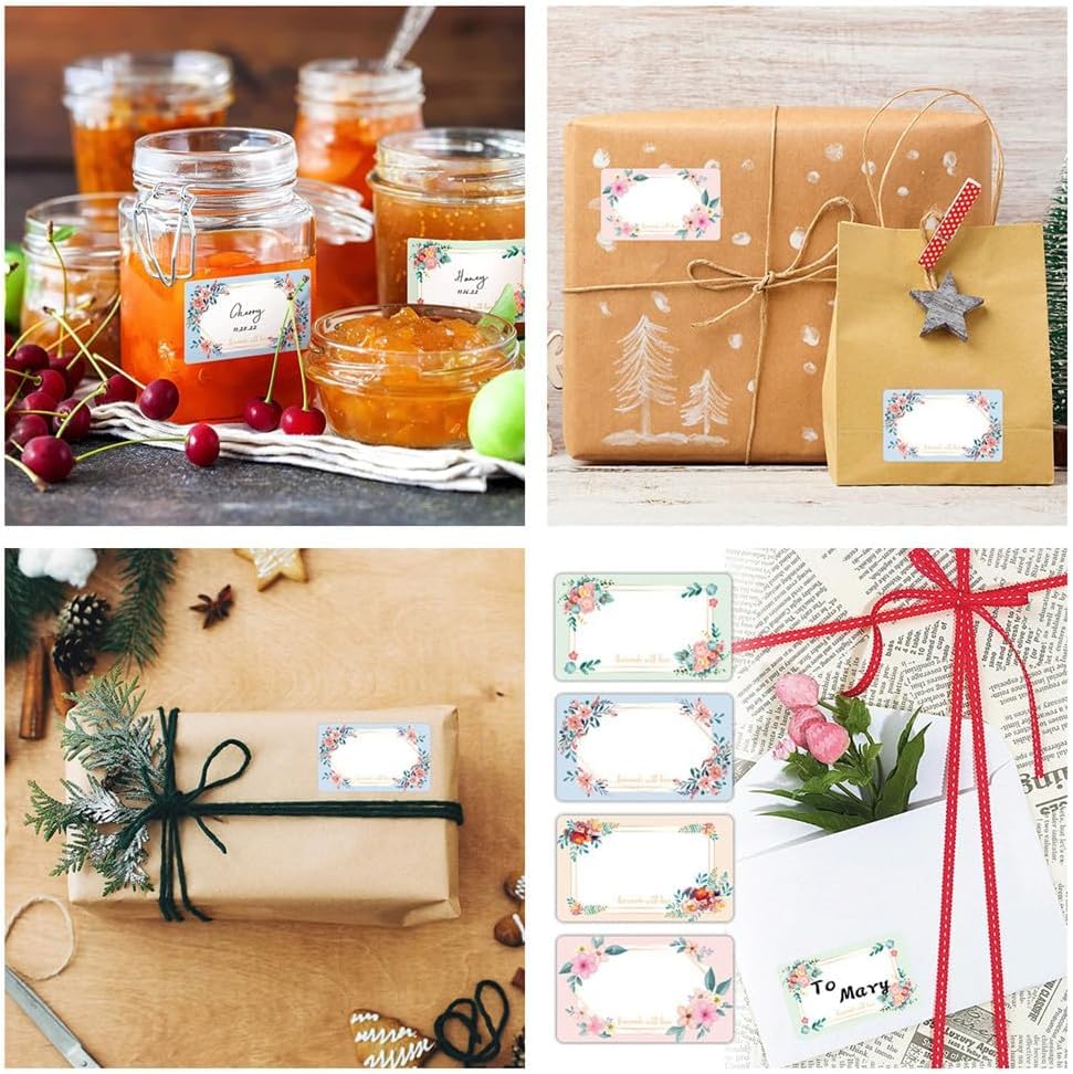 300 Pegatinas Etiquetas Decorativas Negras Para Tarros - Impermeables, Rotulador De Pizarra | Ideales Para Mermeladas, Especias Y Regalos