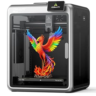Creality K2 Pro (A) 3D Printer, Support Multicolor Printing Needs CFS, 600mm/s Max High-Speed, Dual AI Camera, Fully Assembled Auto Leveling, 300x300x300mm Large Print Volume, for Pros & Hobbyists