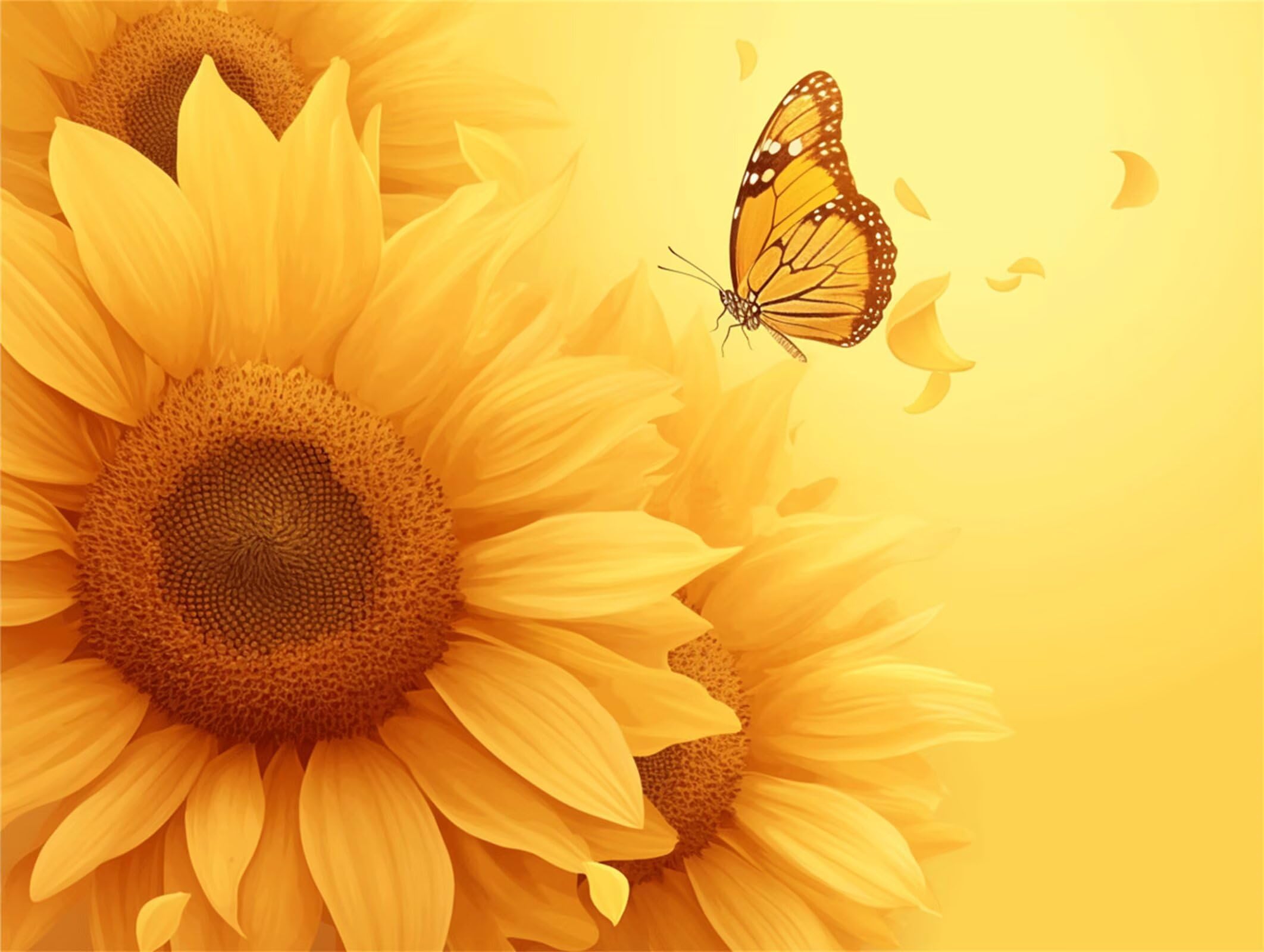 Pintar por Numeros Girasol Pinturas Acrilicas Animal Pintura por Numeros Lienzos para Pintar, Pintura Acrilica Manualidades, Decoración para Hogar, Regalos Cumpleaños, 90x120cm Sin Marco, q-878
