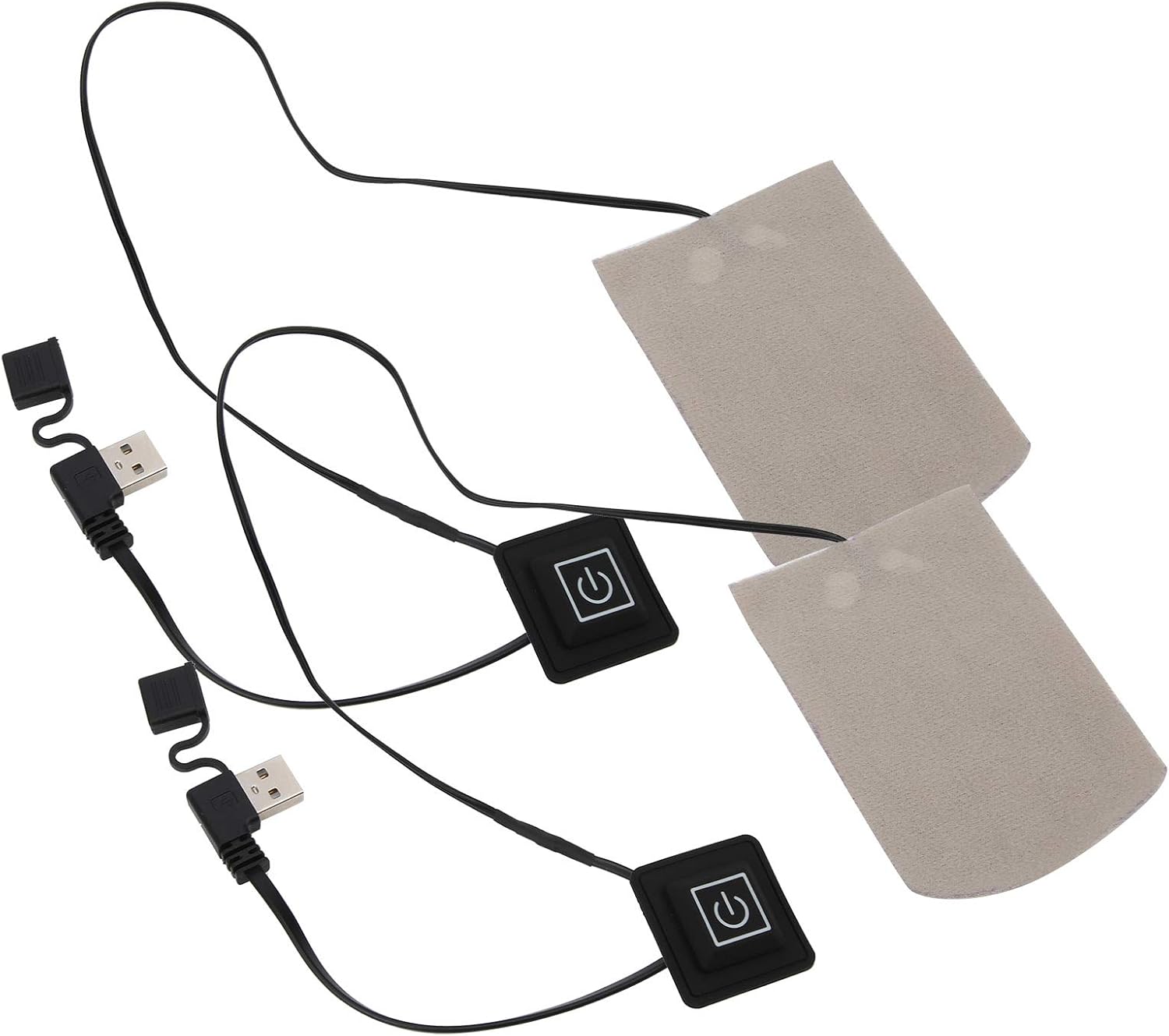 Pilipane Heated Insole, 77-122℉ 2Pcs Heating Pad Composite Fiber Electric Socks Heater Film USB Winter Keep Warm for Outdoor Sports Fishing Camping Heating The Soles of Socks : Sports & Outdoors