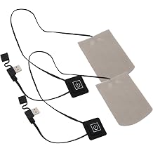 Pilipane Heated Insole, 77-122F 2Pcs Heating Pad Composite Fiber Electric Socks Heater Film USB Winter Keep Warm for Outdoor Sports Fishing Camping Heating The Soles of Socks