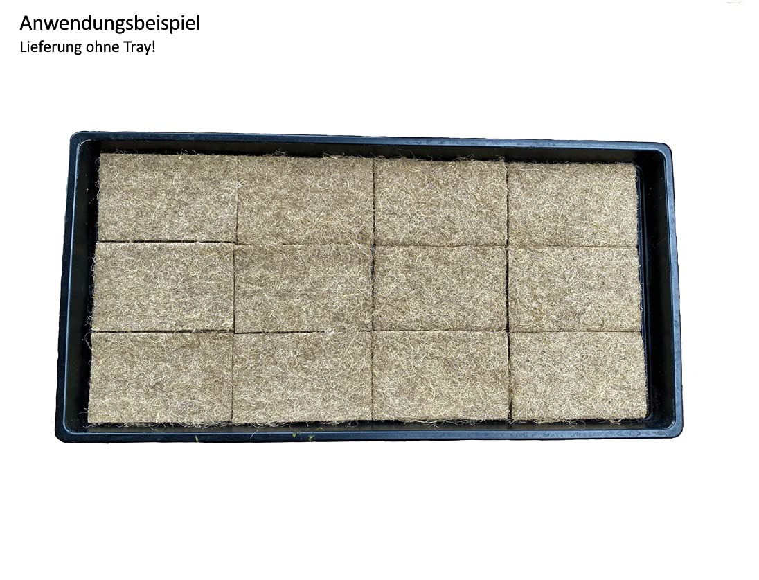 aus 100% Hanf, 115x75 mm, 1cm dick, 7er Kette, 4er Pack, Gesamtstückzahll: 28 Stück (0, 43€/Stück) für Tray 1020