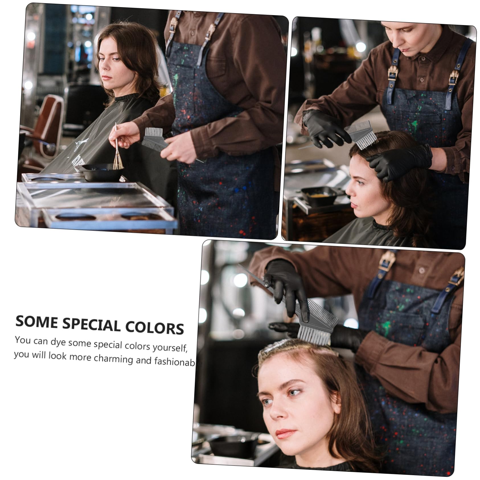 TOVINANNA Hair Brushes for Dyeing Hair Tint Brush Set Salon Accessories Easy Diy Styling