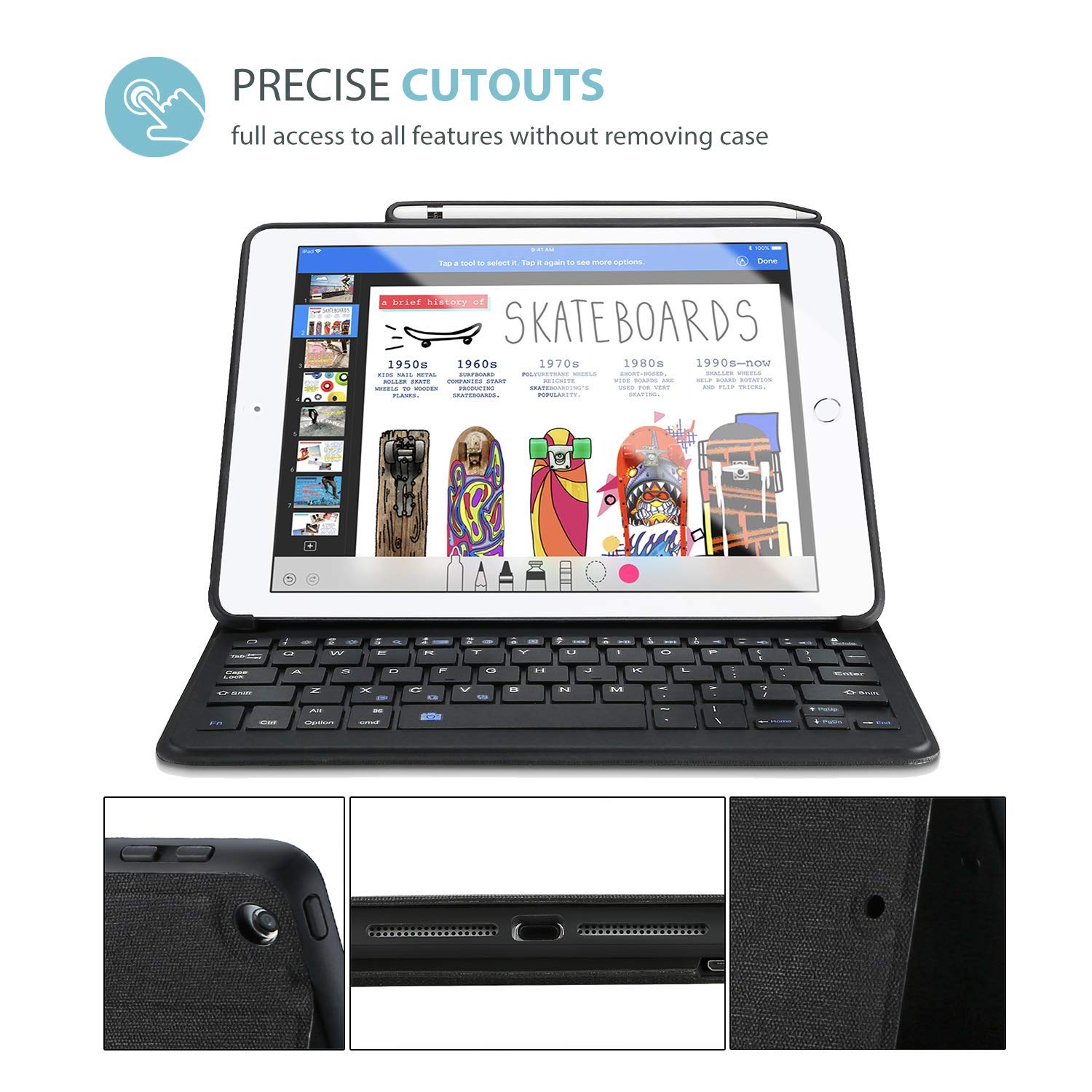 iPad Pro10.5(256GB)+Keyboard、Pencil付+α