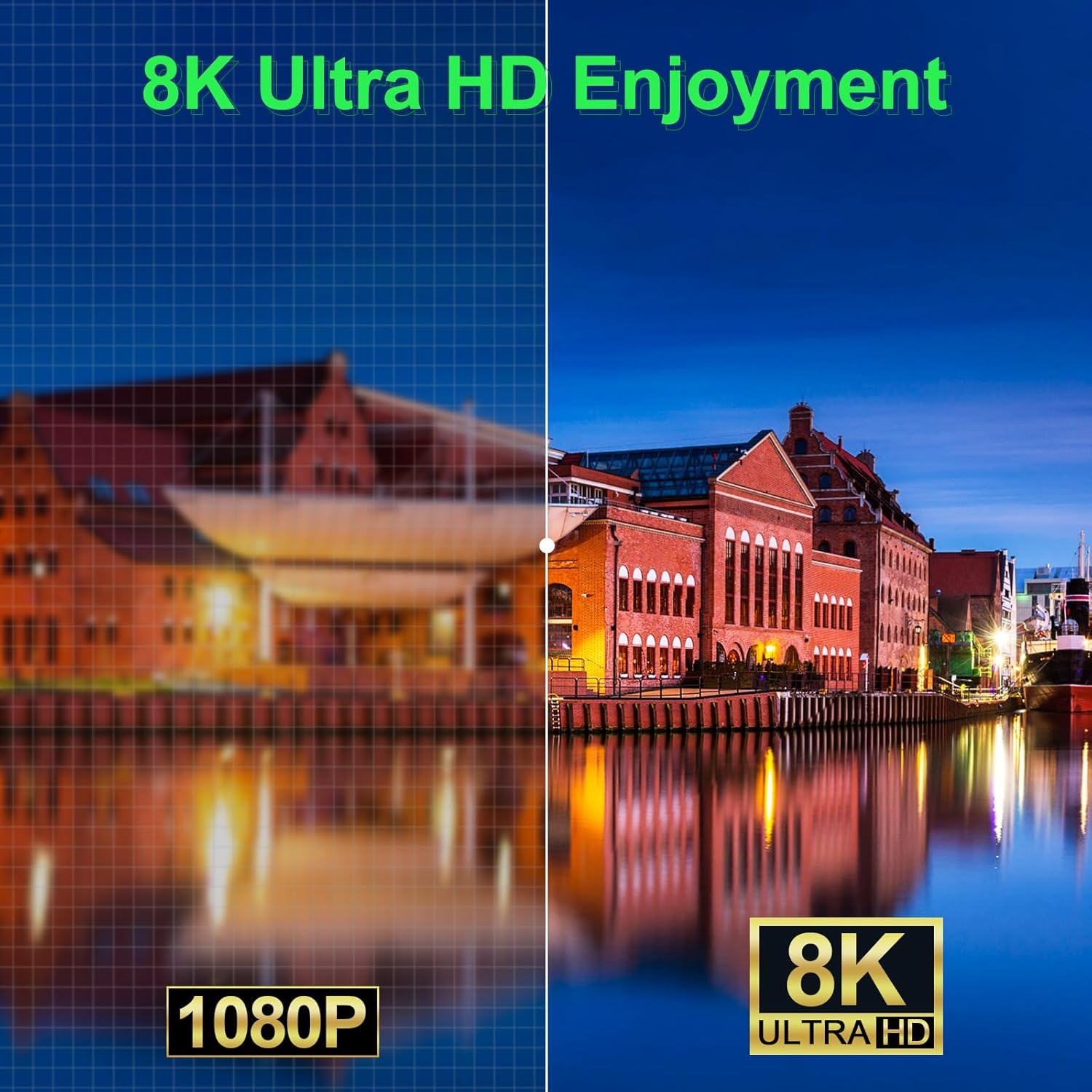 Przełącznik HDMI KVM 2 PC 1 monitor 4K 144 Hz 8K 60 Hz, 2 x 1 KVM Switch HDMI 2 porty do 2 komputerów Share 1 Monitor i 3 urządzenia USB 3.0, z przewodowym pilotem, kablem USB 3.0 i adapterem