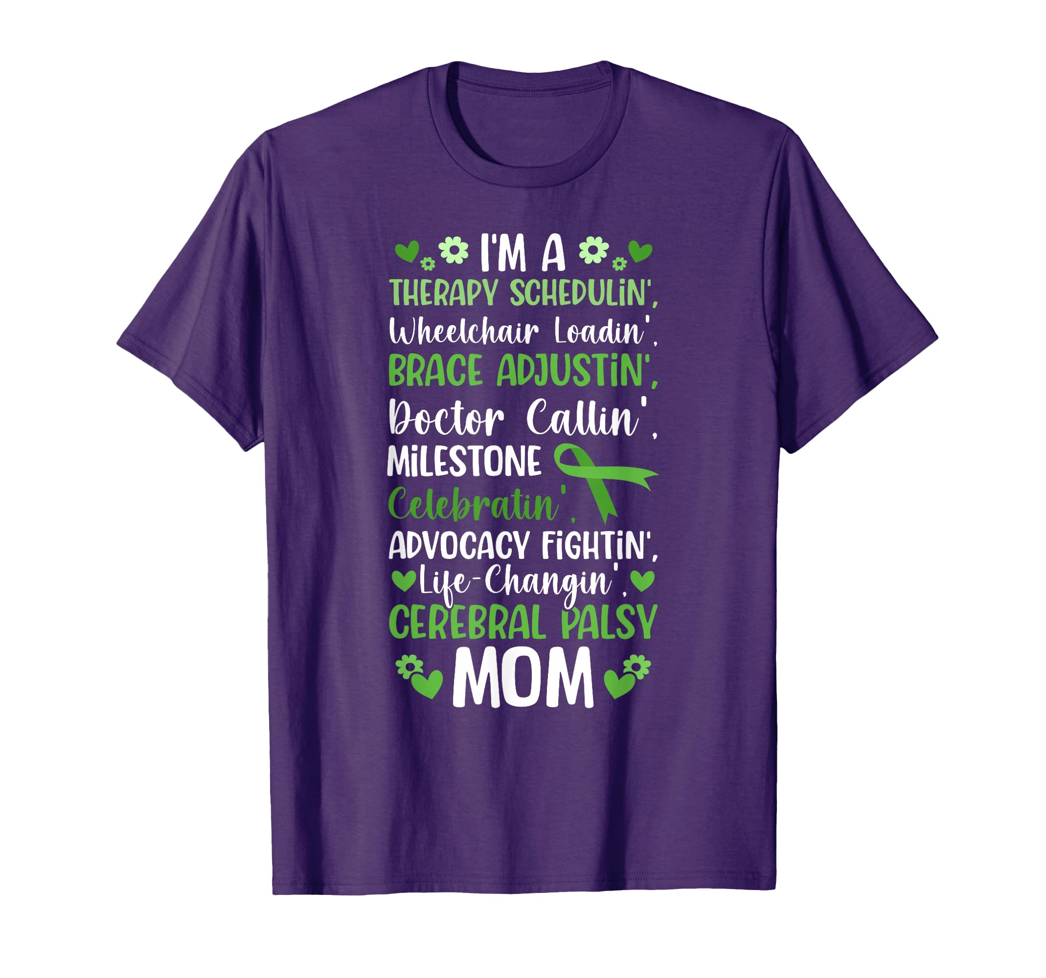 Cerebral Palsy Mom Definition Cerebral Palsy Warrior Mother T-Shirt