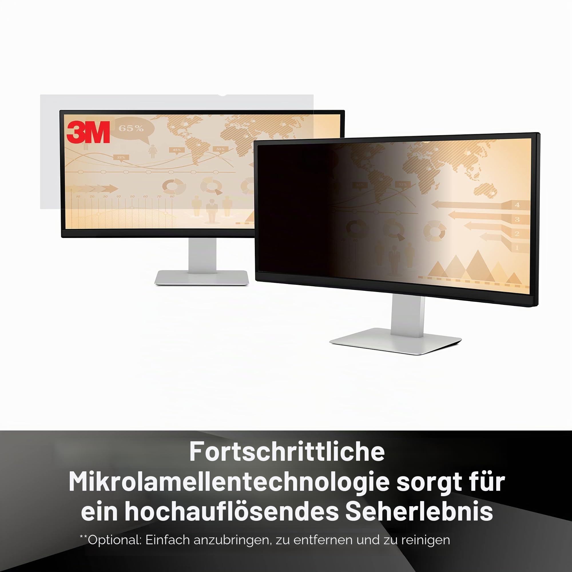 3M Blickschutzfilter für 24in Monitor, 16:10, PF240W1B