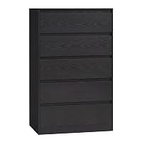 VASAGLE Cassettiera con 5 Cassetti, Comò