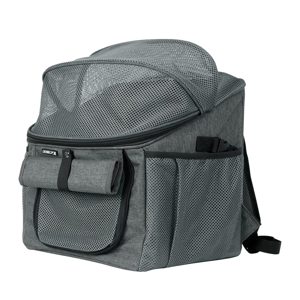 Cesta Bicicleta Delantera para Perro, NAVESO 2 en 1 Cesta Bici con Adaptador para Manillar, Multiusos Plegable Canasta de Bicicleta de hasta 5 kg para Mascotas Pequeñas y Medianas