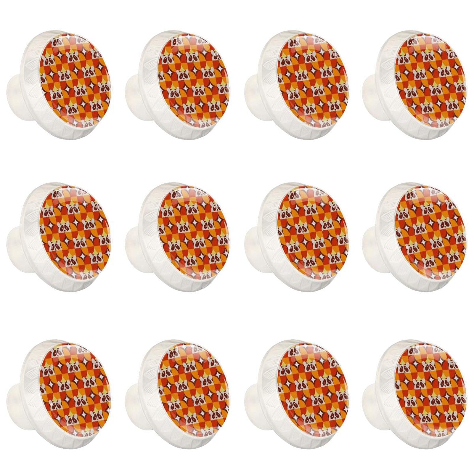 Boutons de cuisine décoratifs poignées haut de gamme avec motif raton laveur pour commode