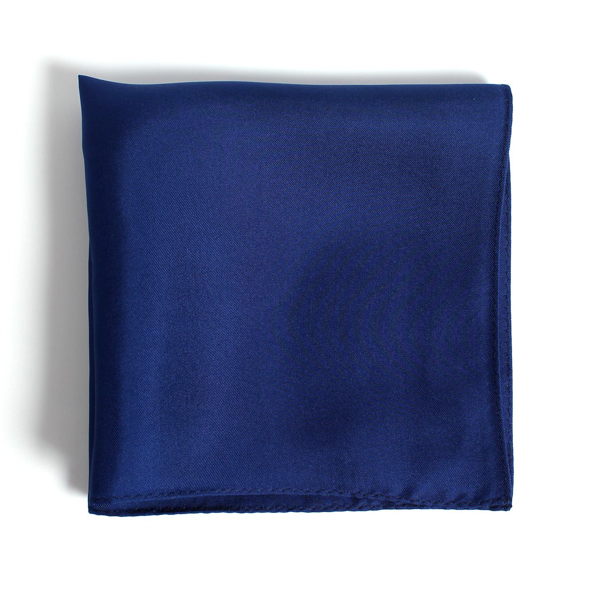 EXCY FORMAL COLLECTION Pocket Square Plain Twill Weave Silk Chief