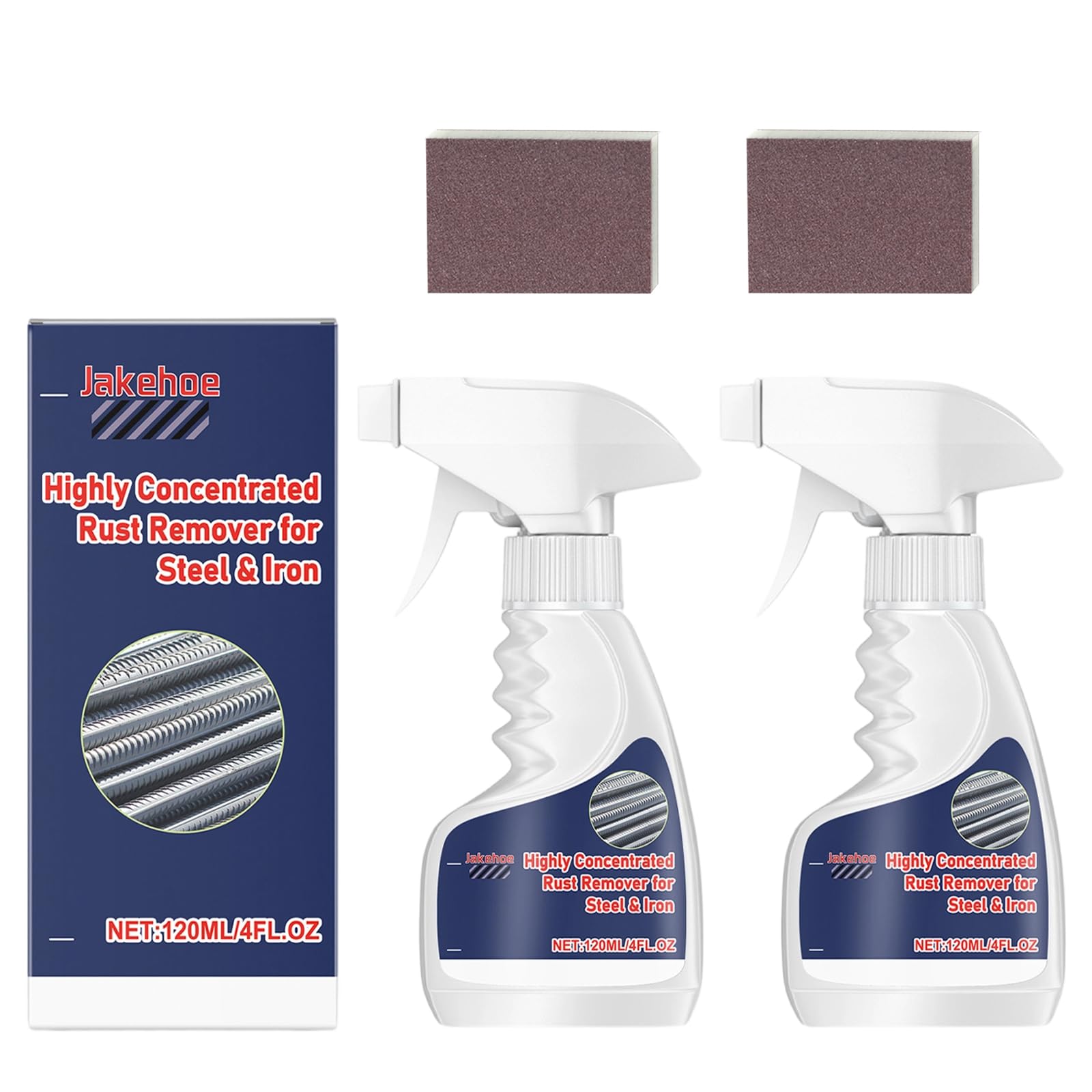 SSXSCYPH Quorven Rostentferner Kraftvoller Rostlöser für Metall und Edelstahl Schnellrostlöser Korrosionsschutz Entfernt Effektiv Rost Von Metalloberflächen(2 Stück)