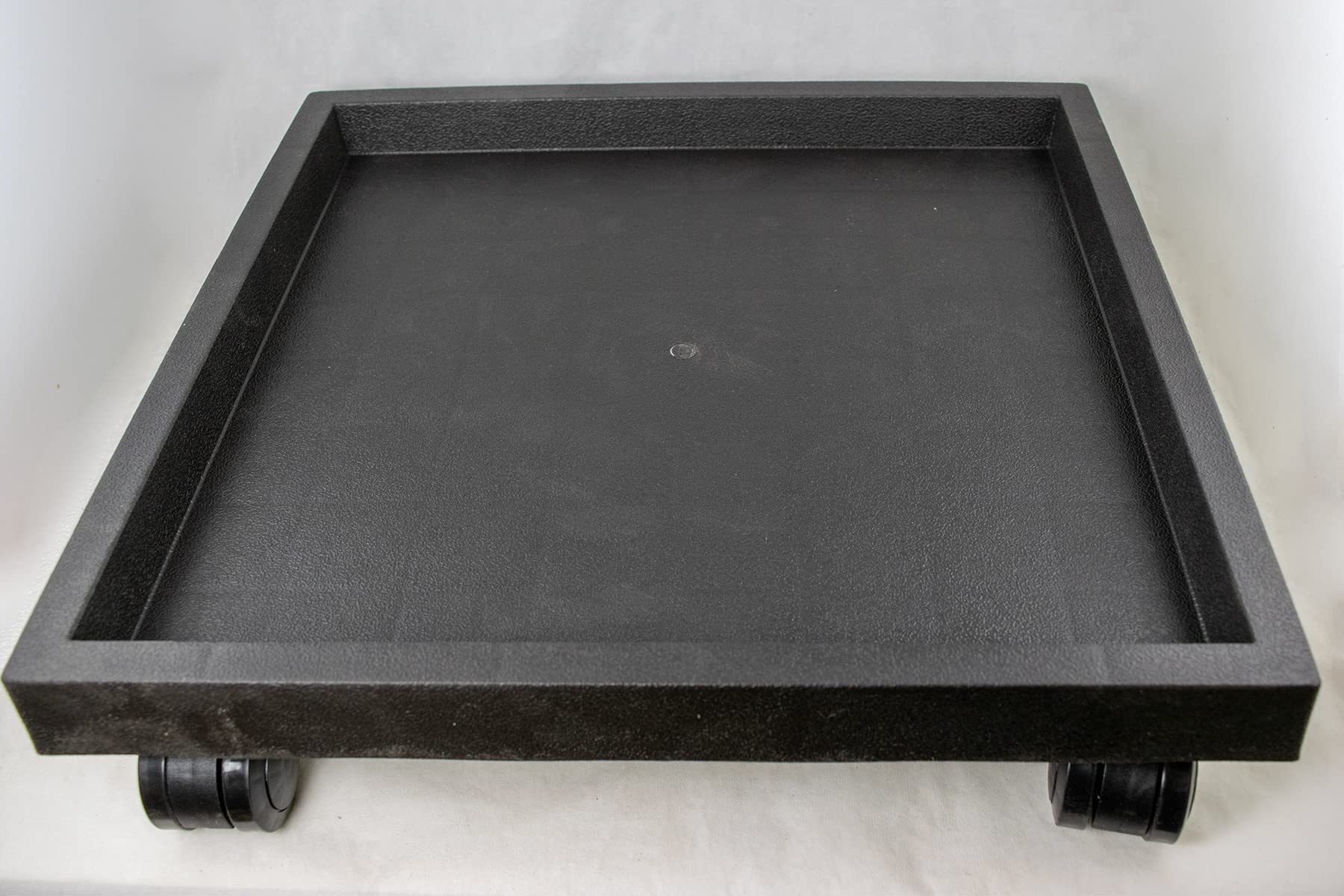 HumidityDrip Tray w8 Casters for Bonsai Trees and Indoor Plants 23x 23x 4.25