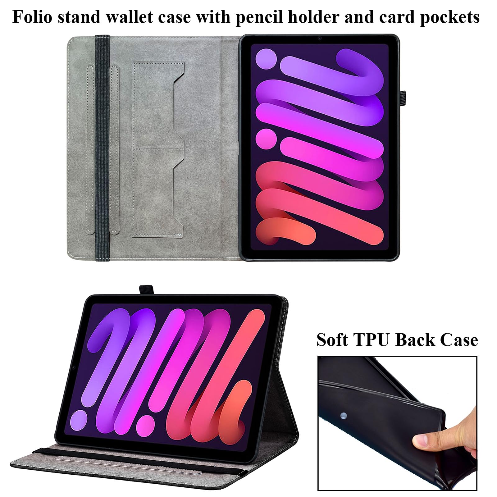 Amazon.com: UUcovers for Apple iPad Mini 6 Case 2021 (8.3