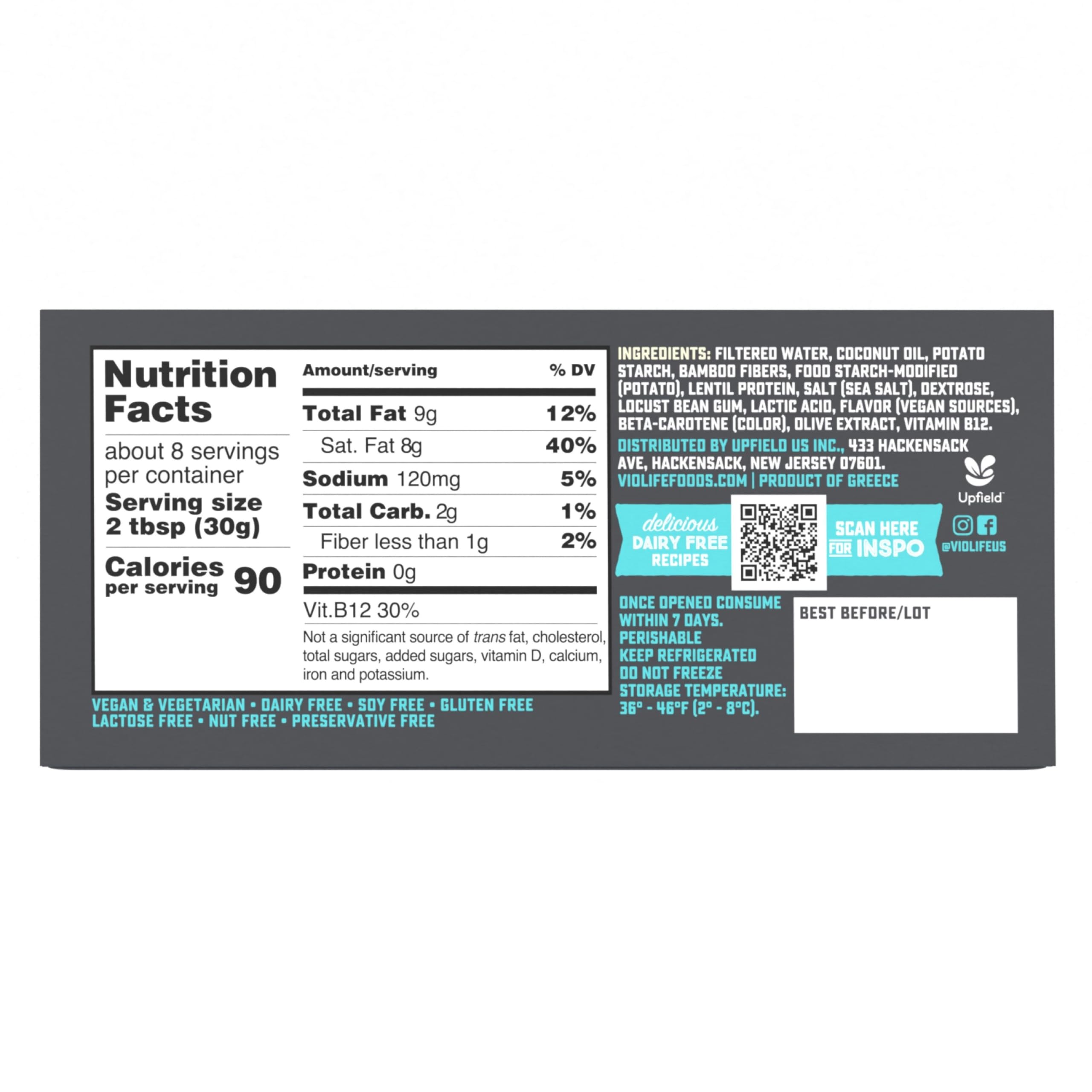 Violife Cream Cheese 8 OZ — view 3