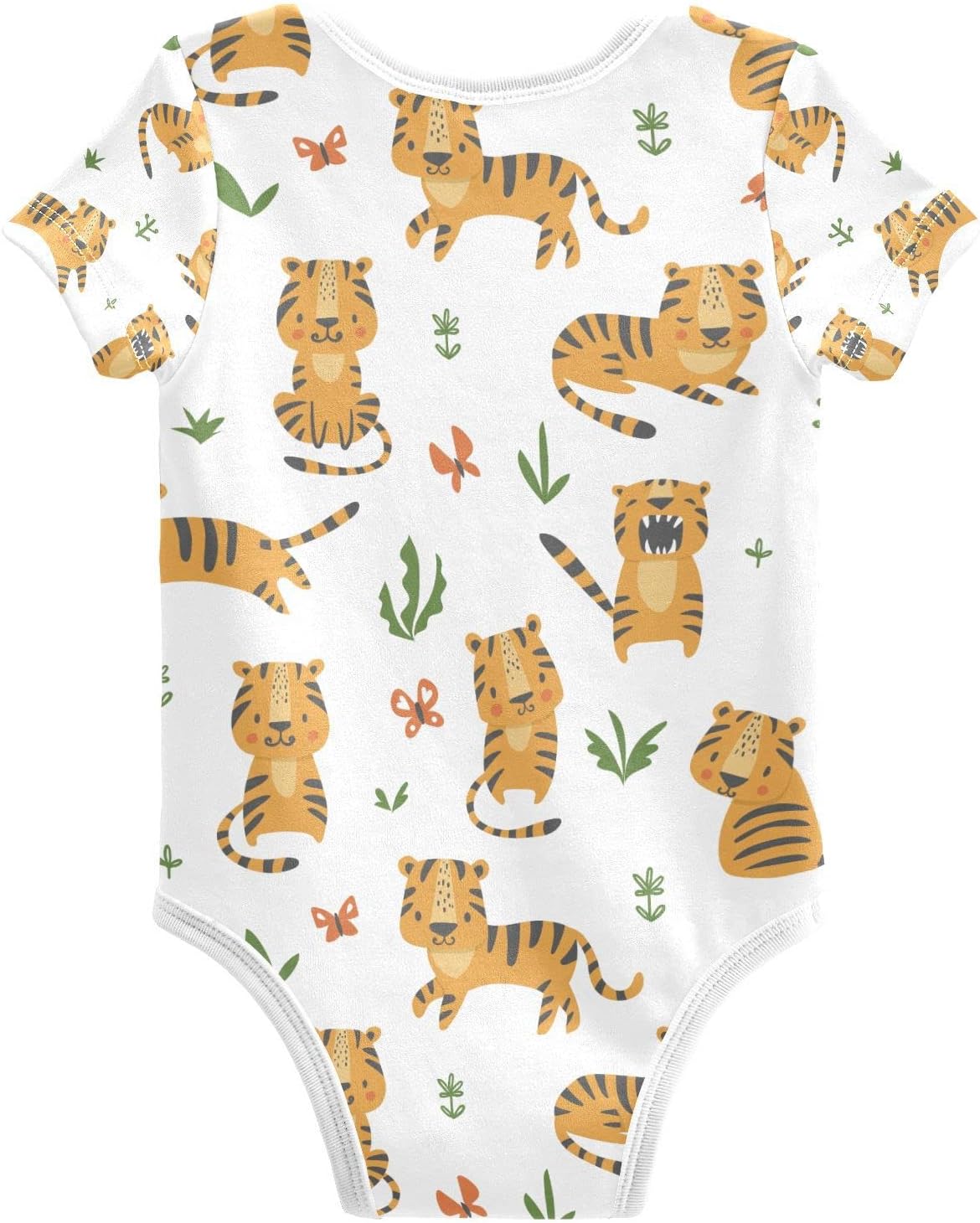 vvfelixl Baby Bodysuits Short Sleeve Cotton Baby Clothes For Boys Funny Baby Suits For Girls 0-24 Months