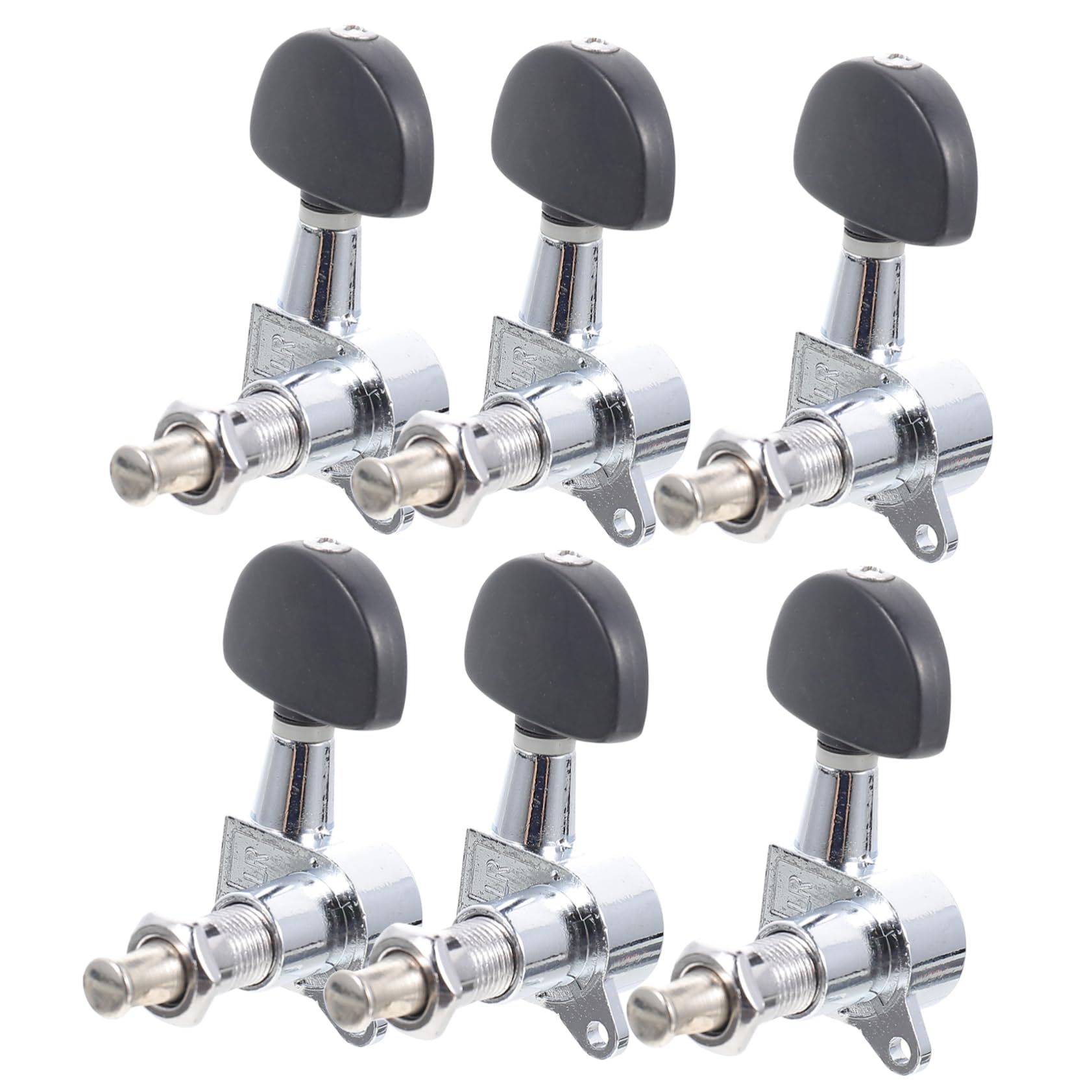 SHOWERORO 1Set Durable Metal Guitar Tuning Pegs Head Tuners for Classical Acoustic Electric Guitars Enhance Sound Stability Unique Aesthetic for Your Instrument
